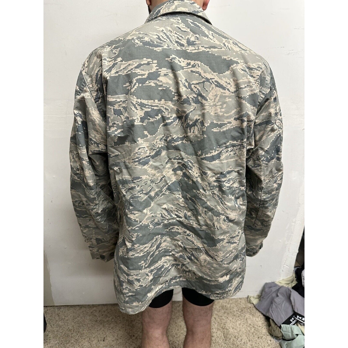 Men’s USAF Abu Airman Battle Uniform Civil Air Patrol Tool Uniform Blouse 46R