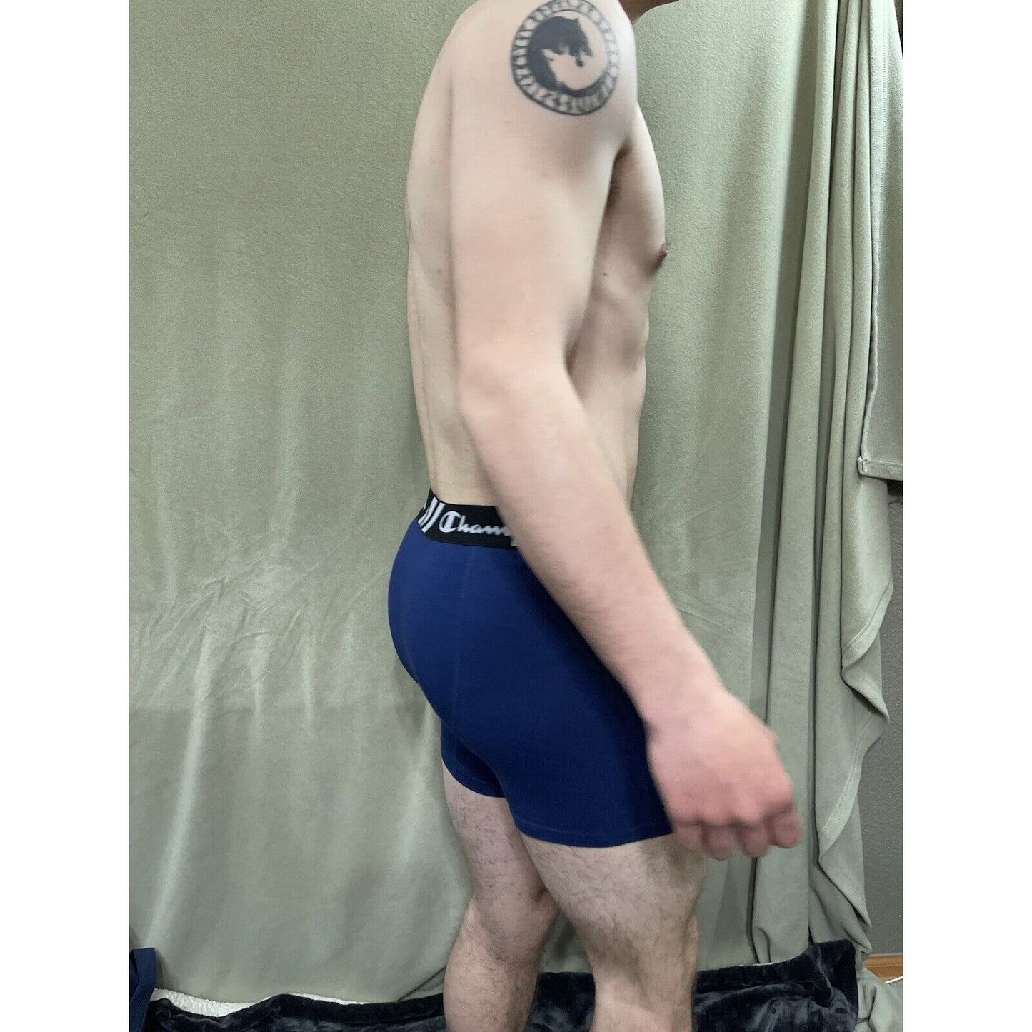 Men’s Champion Royal Blue Boxer Briefs Size Medium