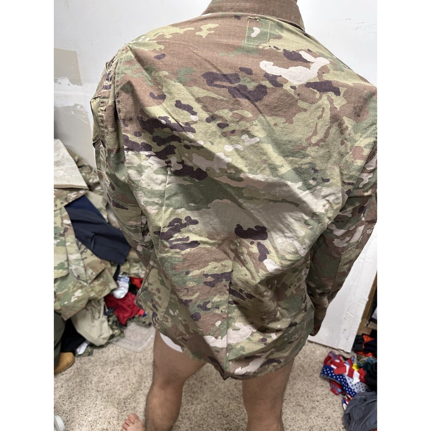 Men’s Warrant Officer Rank Ocp Top Blouse Army Air Force Combat Small Short