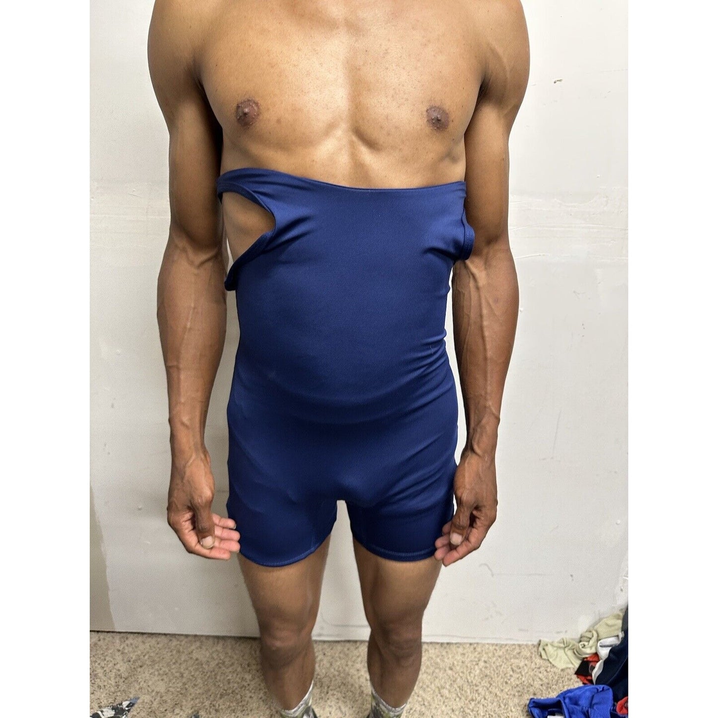 Youth Boy’s XL Wrestling Singlet Navy Blue