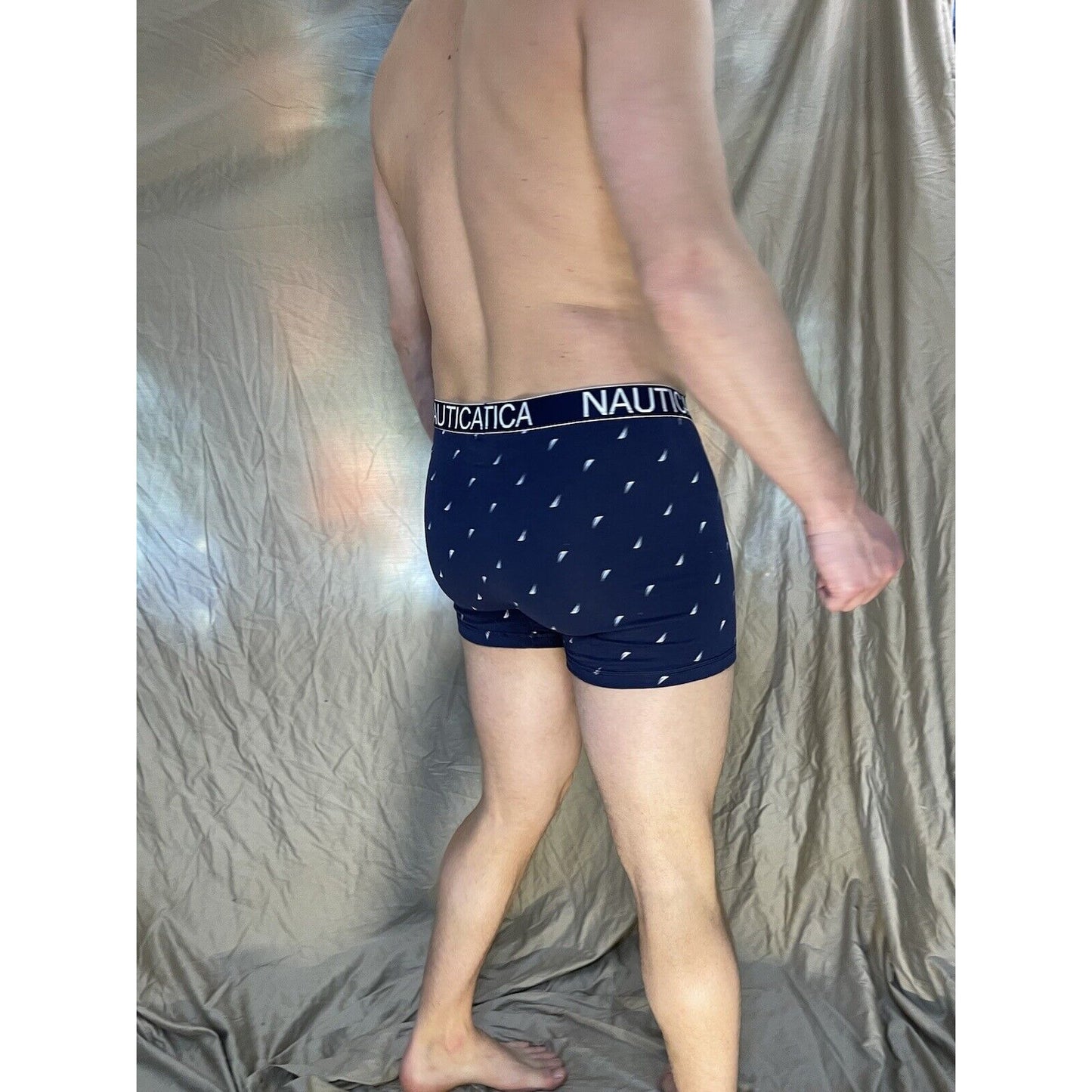 men's nautica - XL Navy blue compression boxer shorts