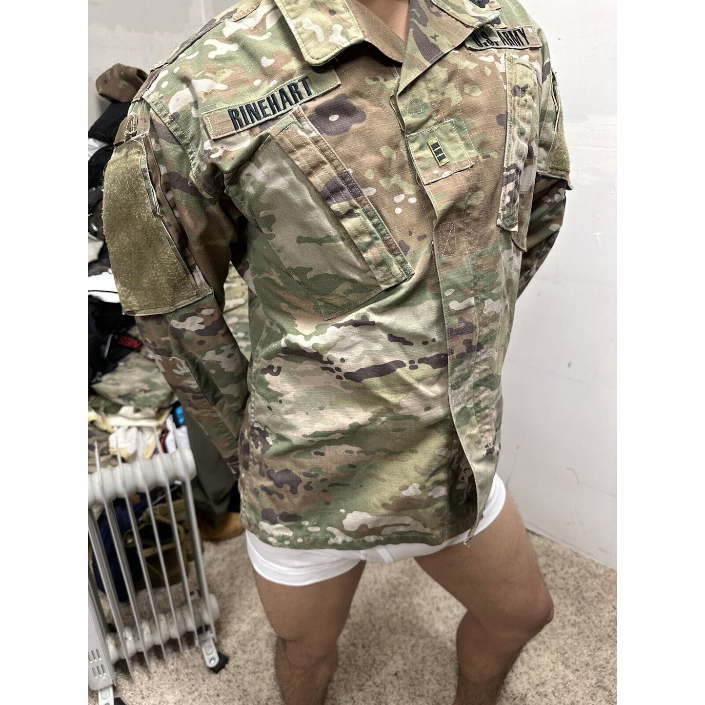 Men’s Warrant Officer Rank Ocp Top Blouse Army Air Force Combat Small Short