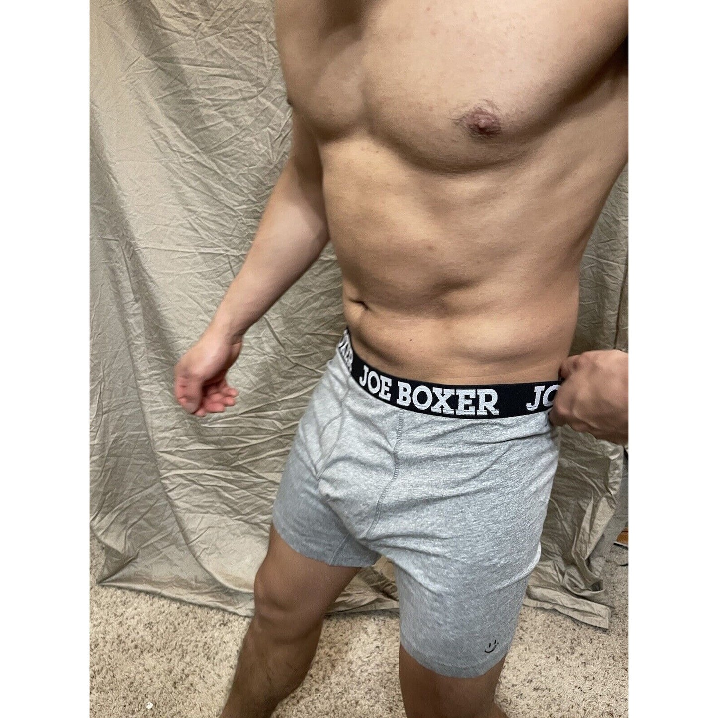 men's gray joe boxer compression boxer shorts XL