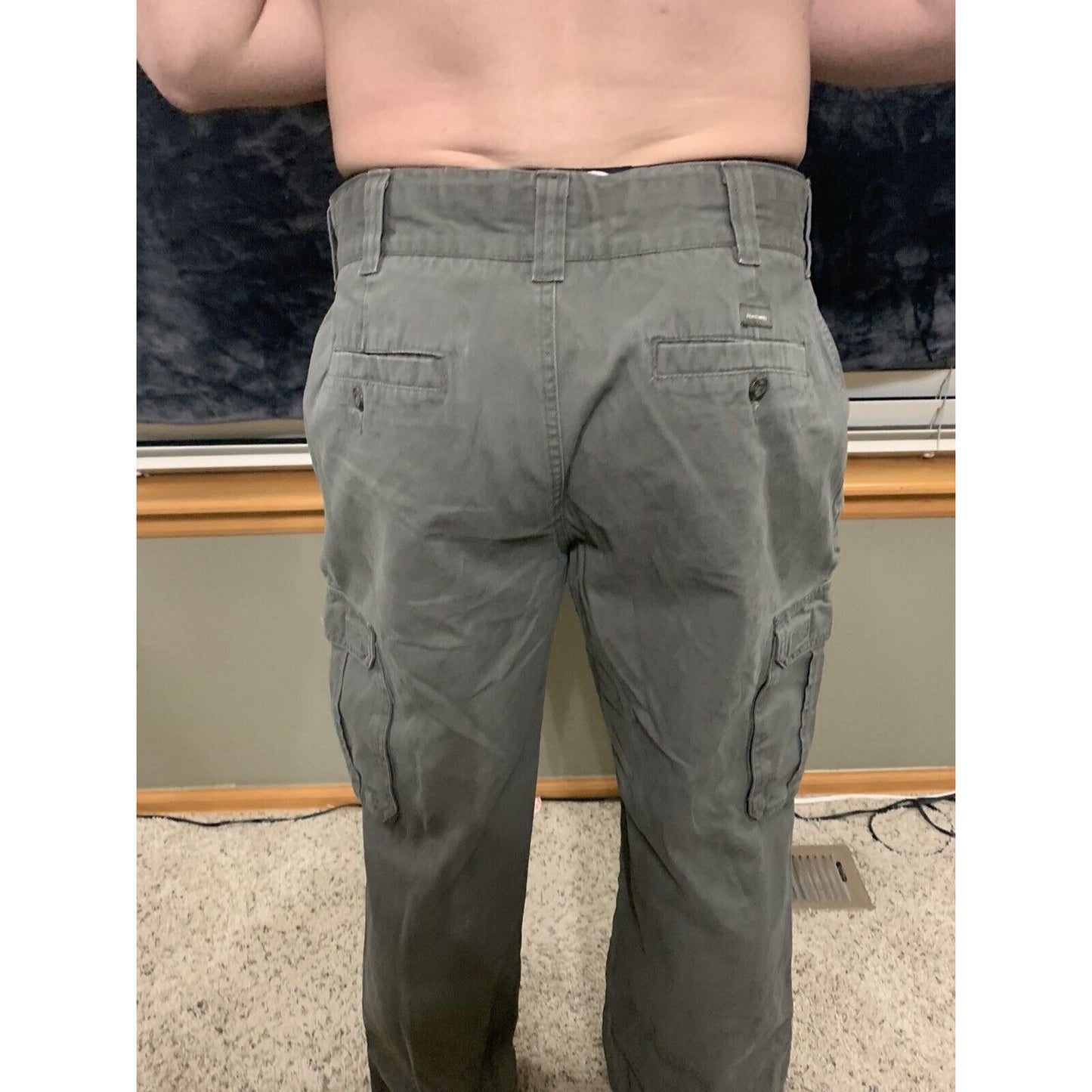 Denver Hayes Gray Cargo Pants 36 X 32