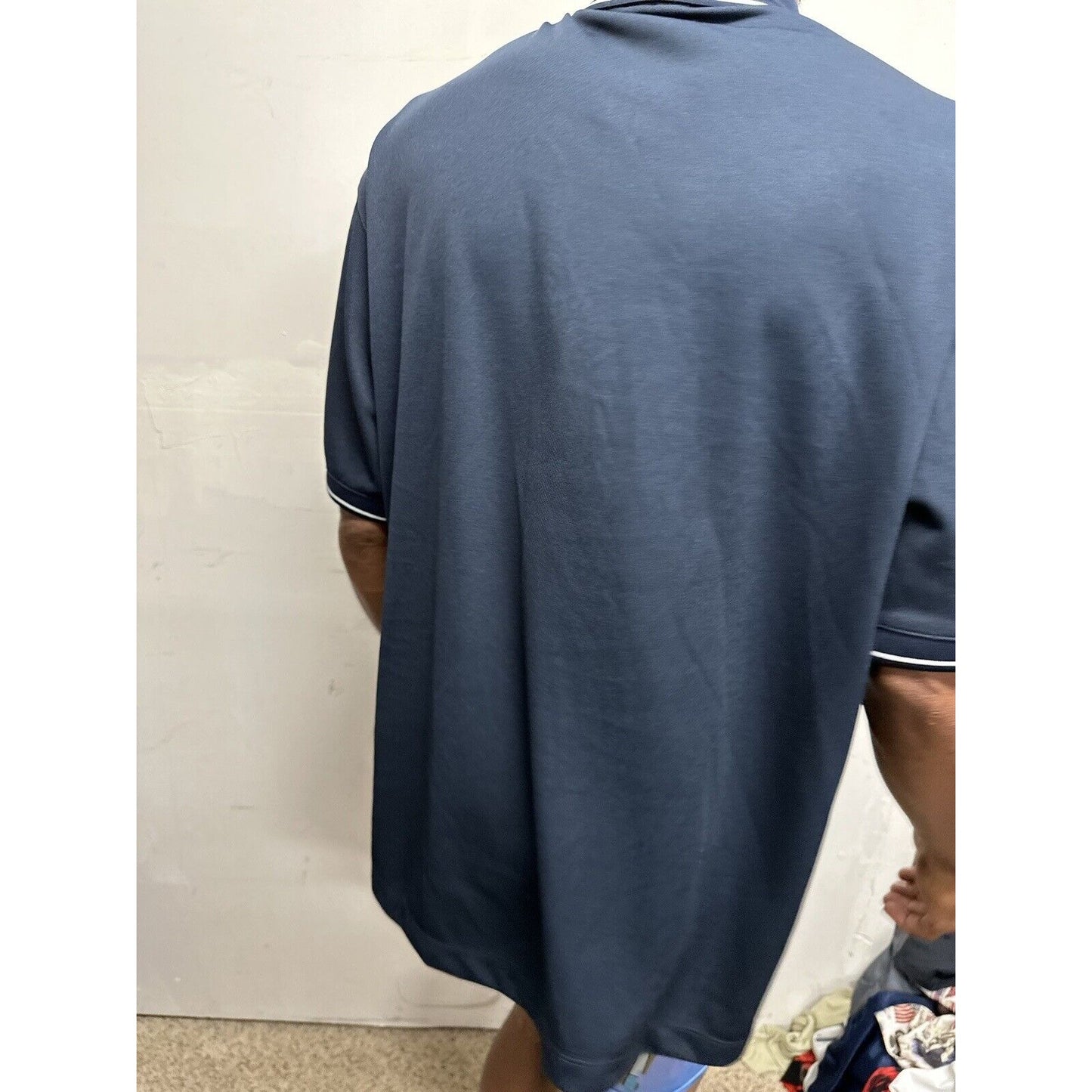 Men’s Dark Blue Nike Golf Large Polo Shirt VR-59 Texas Flying Plane