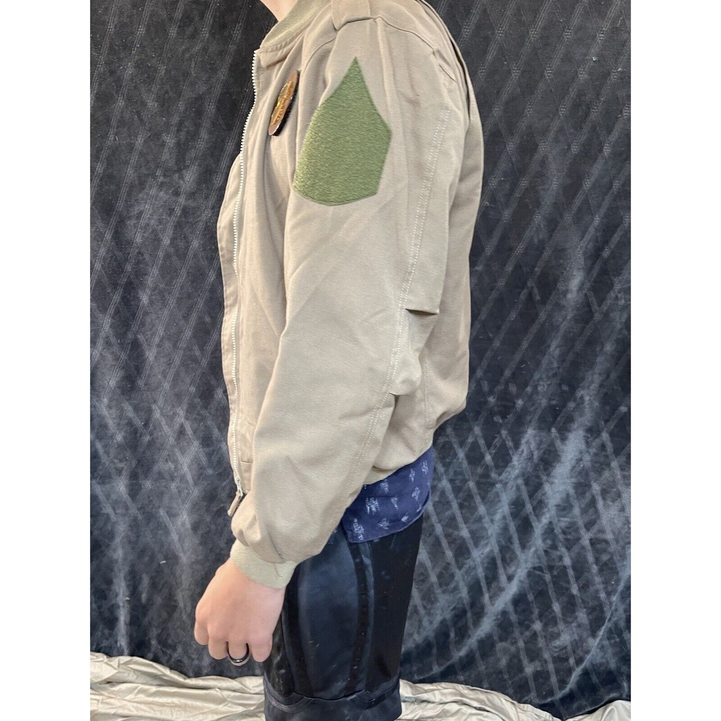 men’s small khaki indonesia Air Force cadet uniform jacket cipta karunia sejati