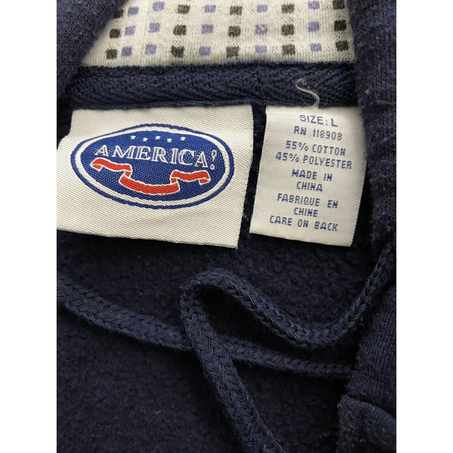 WASHINGTON DC USA est. 1790 America! Men’s Large Souvenir Hoodie Sweatshirt