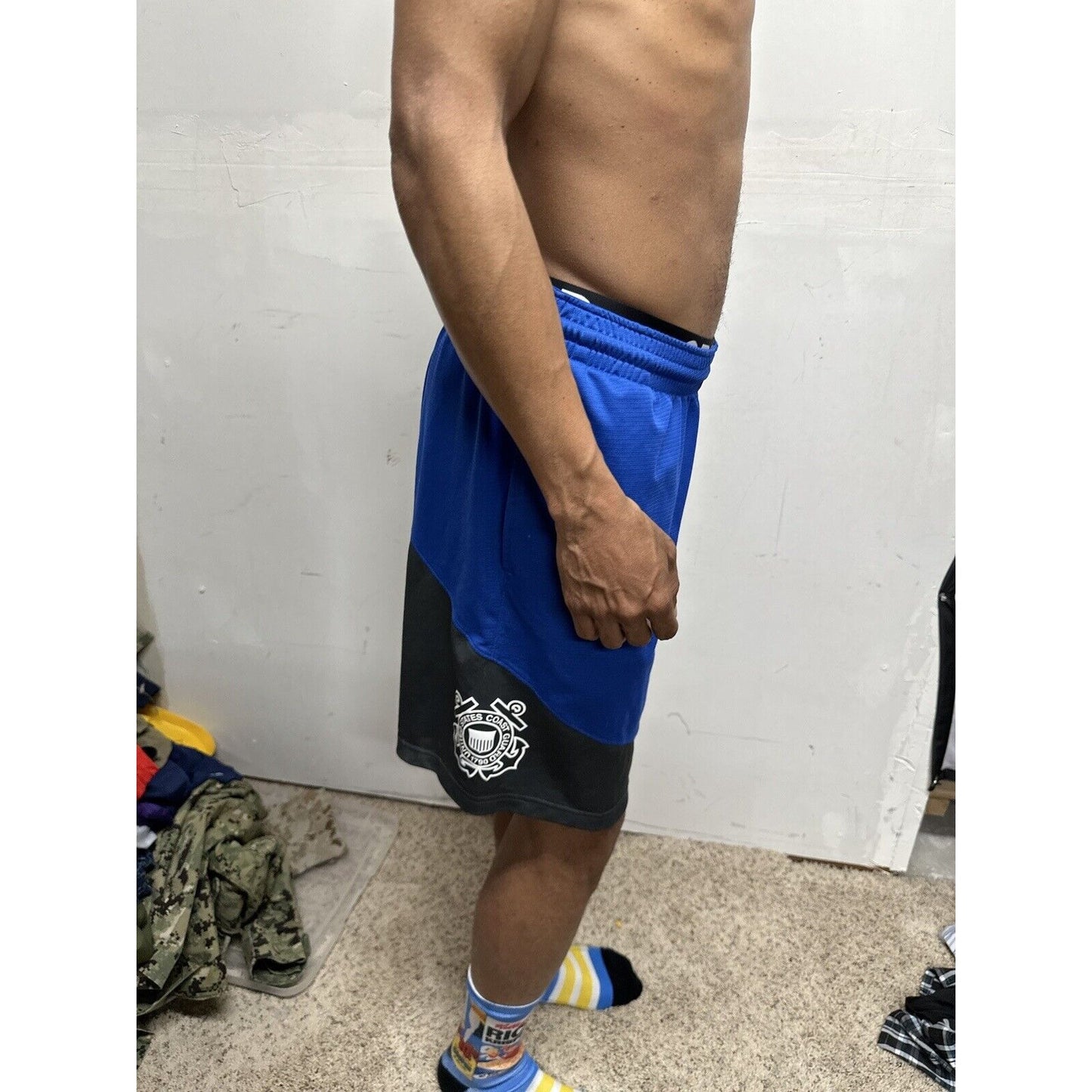 Men’s Large Dri-fit Nike Blue United States Coast Guard Athletic Shorts
