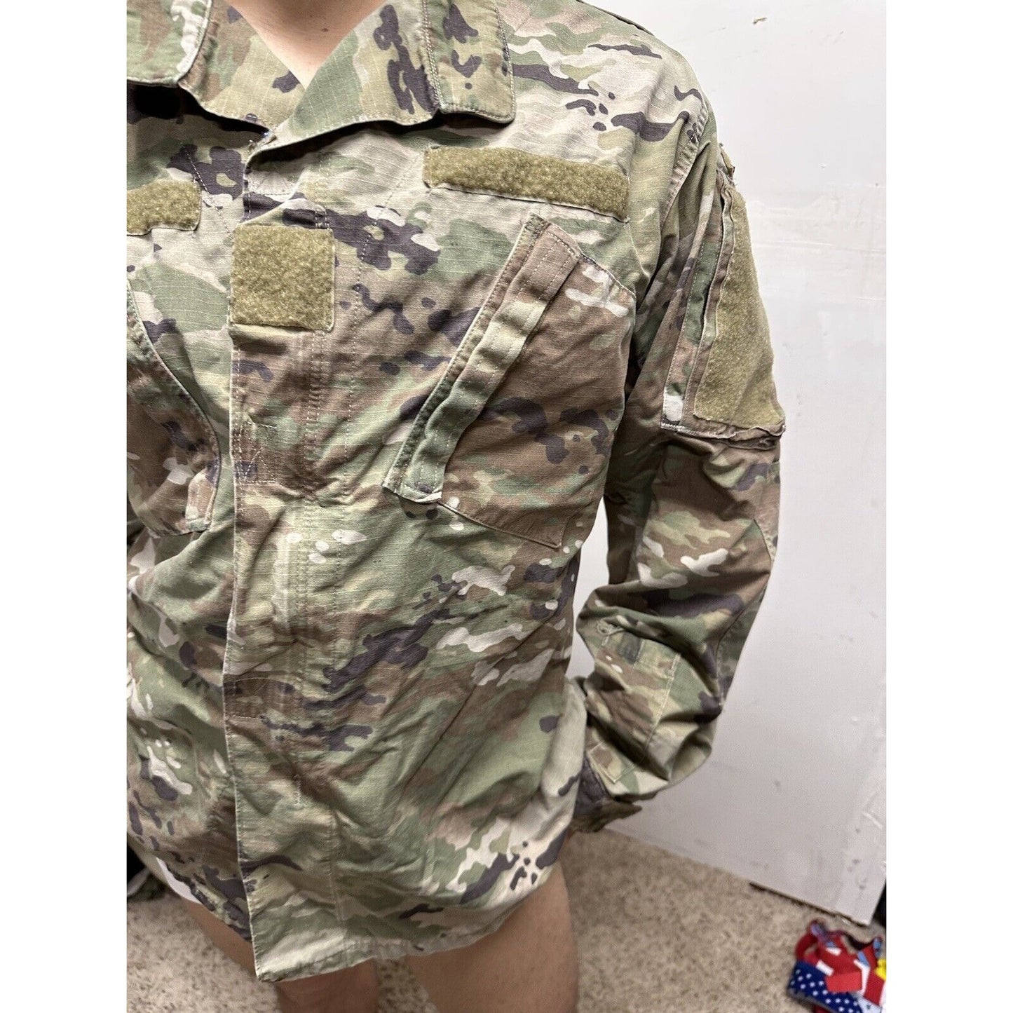 Men’s Ocp Army Combat Uniform Large Long Top Blouse Space Force