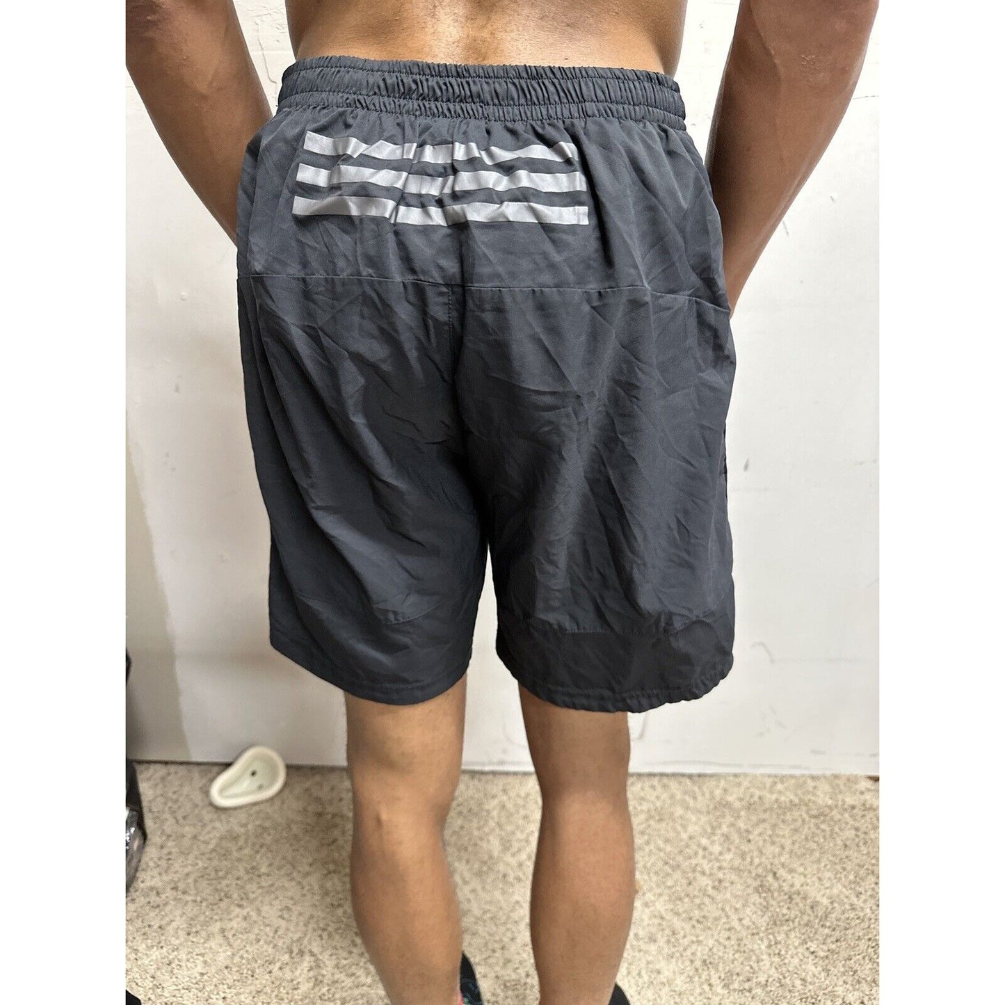Men’s Black Adidas Supernova Athletic Shorts Fits Like Medium