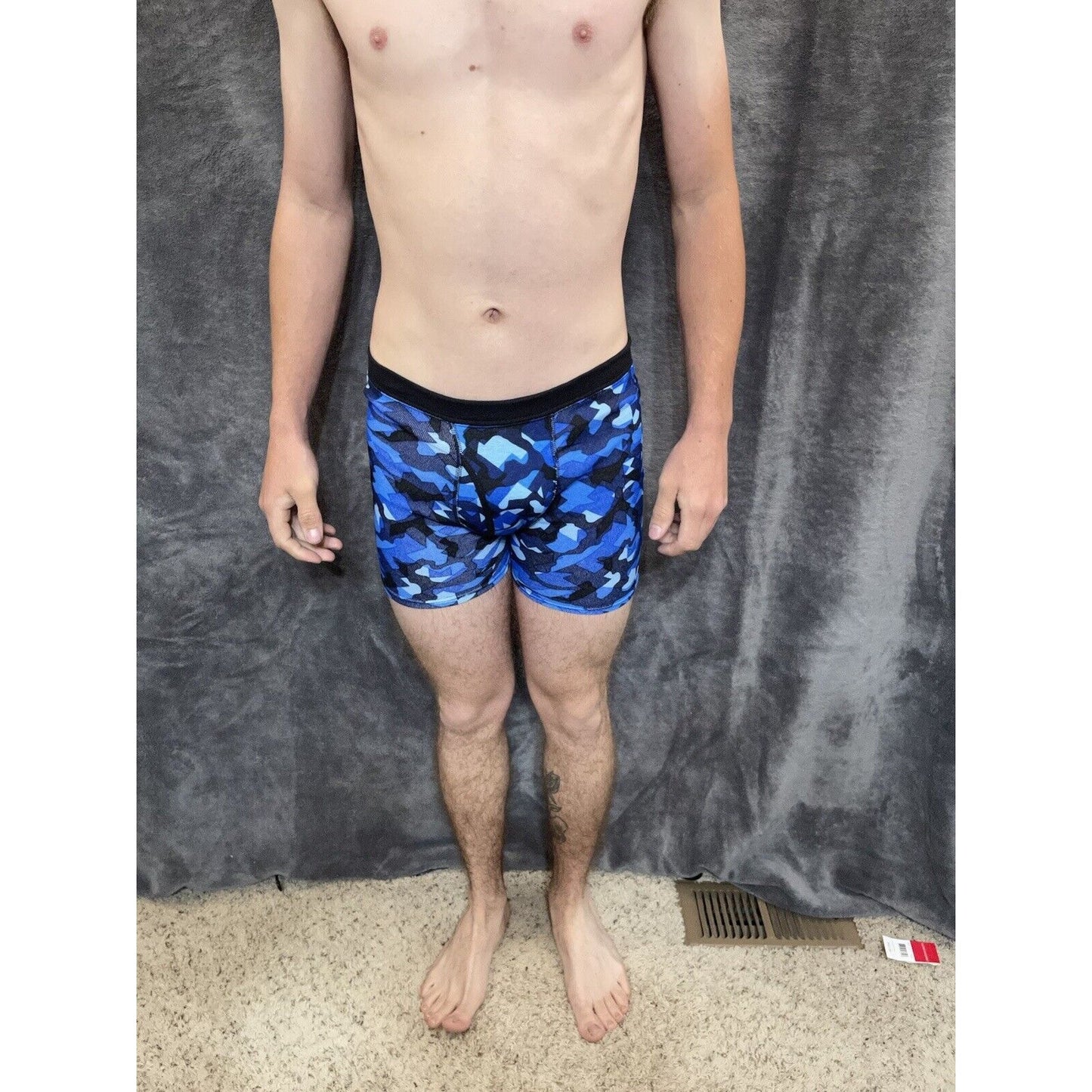 boy's XL hanes blue camo youth boxer brief