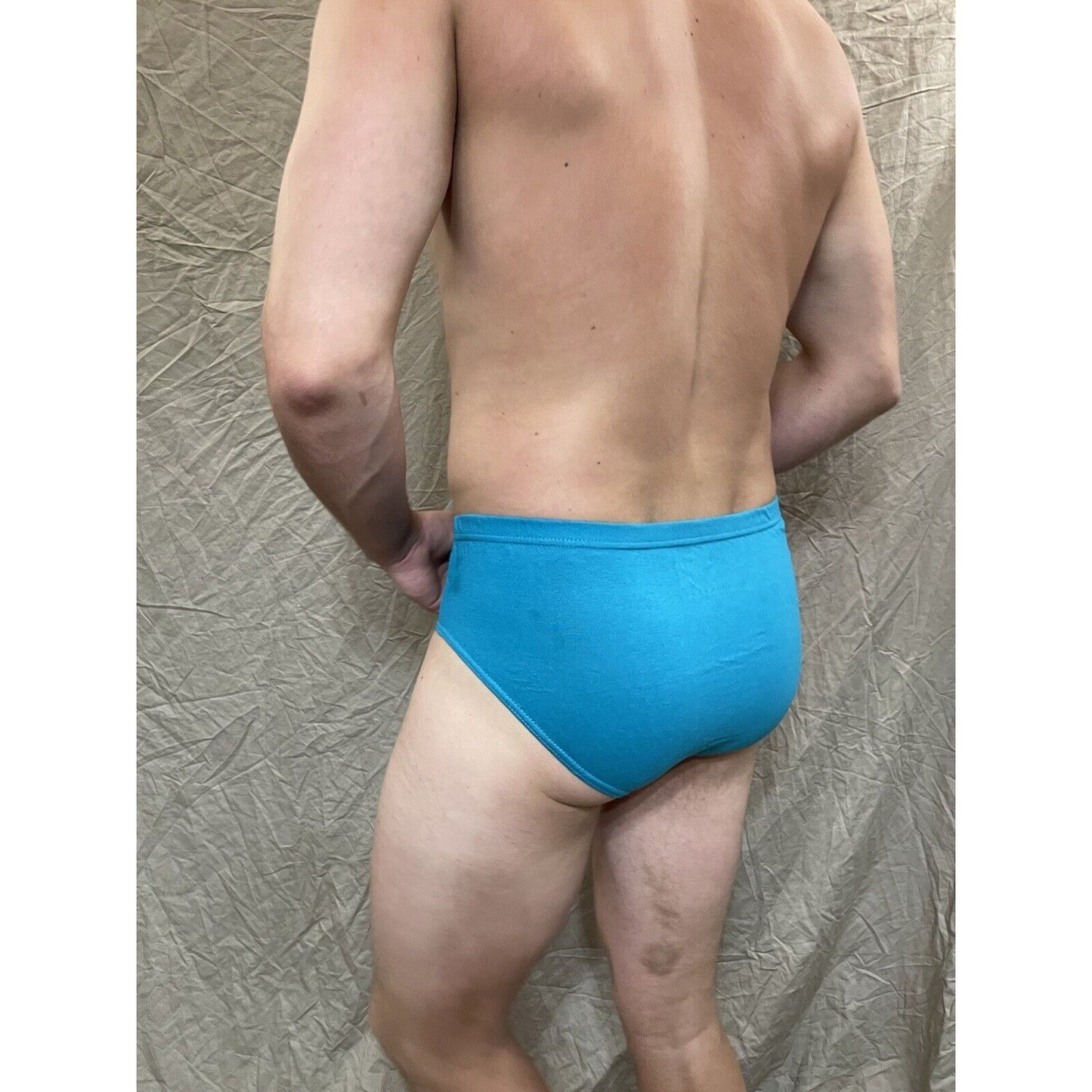 men's papi Aqua Green Large brief cotton