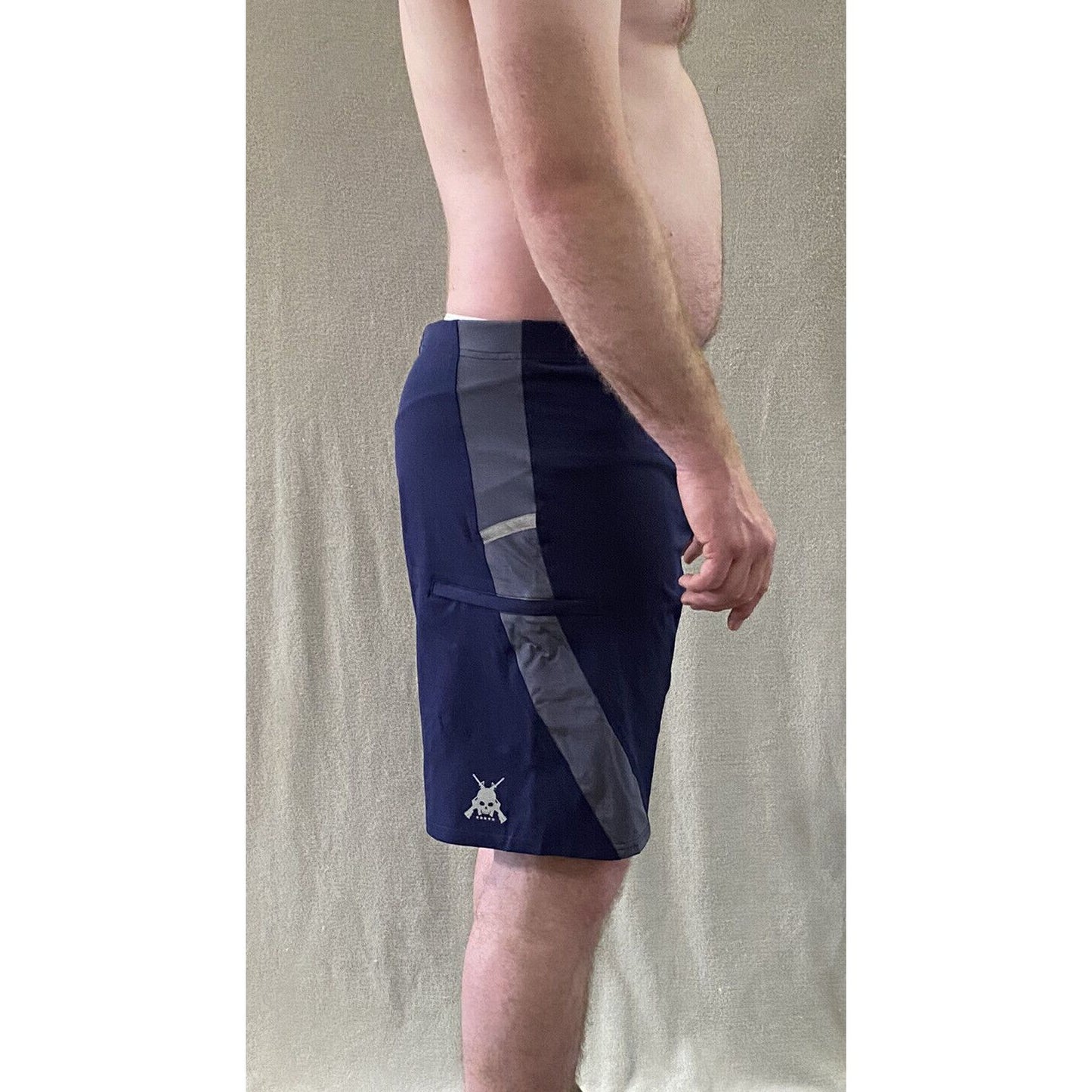 Soffe Extreme Training XT46 Men’s 34 (M) Navy Blue Gray Utility Board Shorts NWT