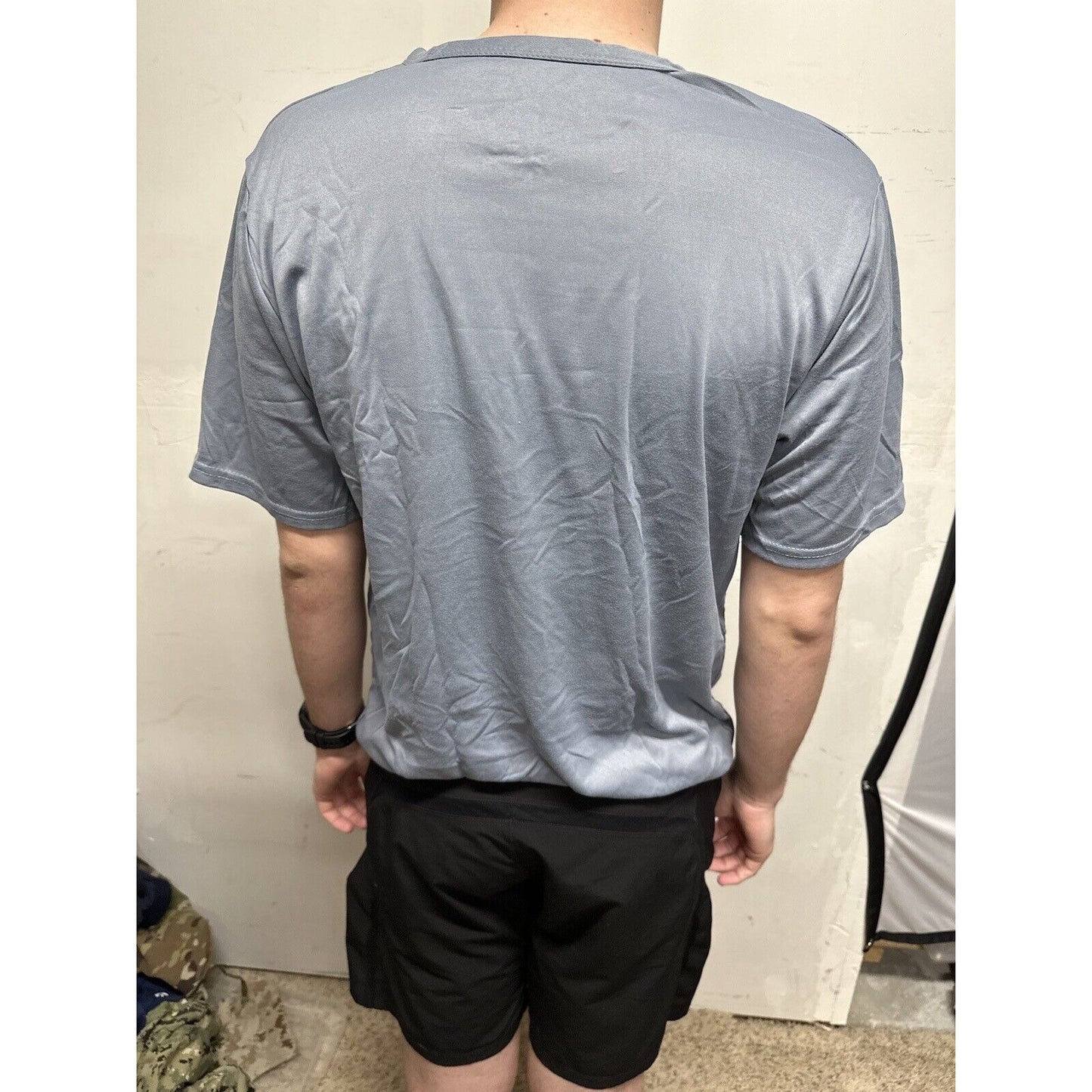 Men’s TKO Large Gray Short Sleeve Tshirt polyester