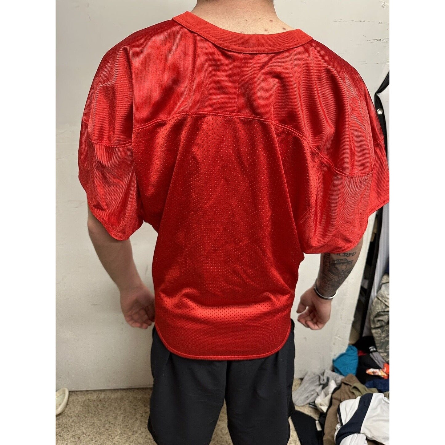 Men’s Red Nike Small Football Jersey
