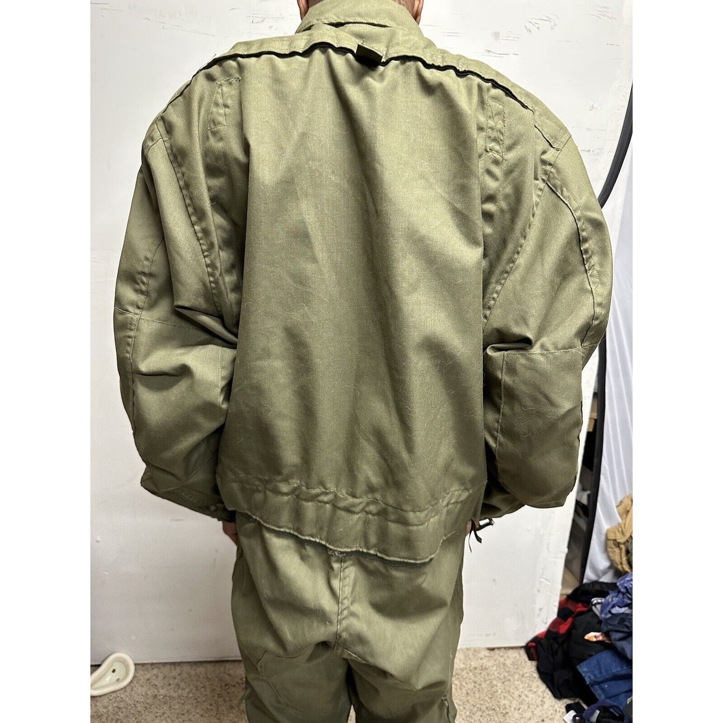 Men’s US Army Overalls Large Regular Military Uniform Combat With Patches