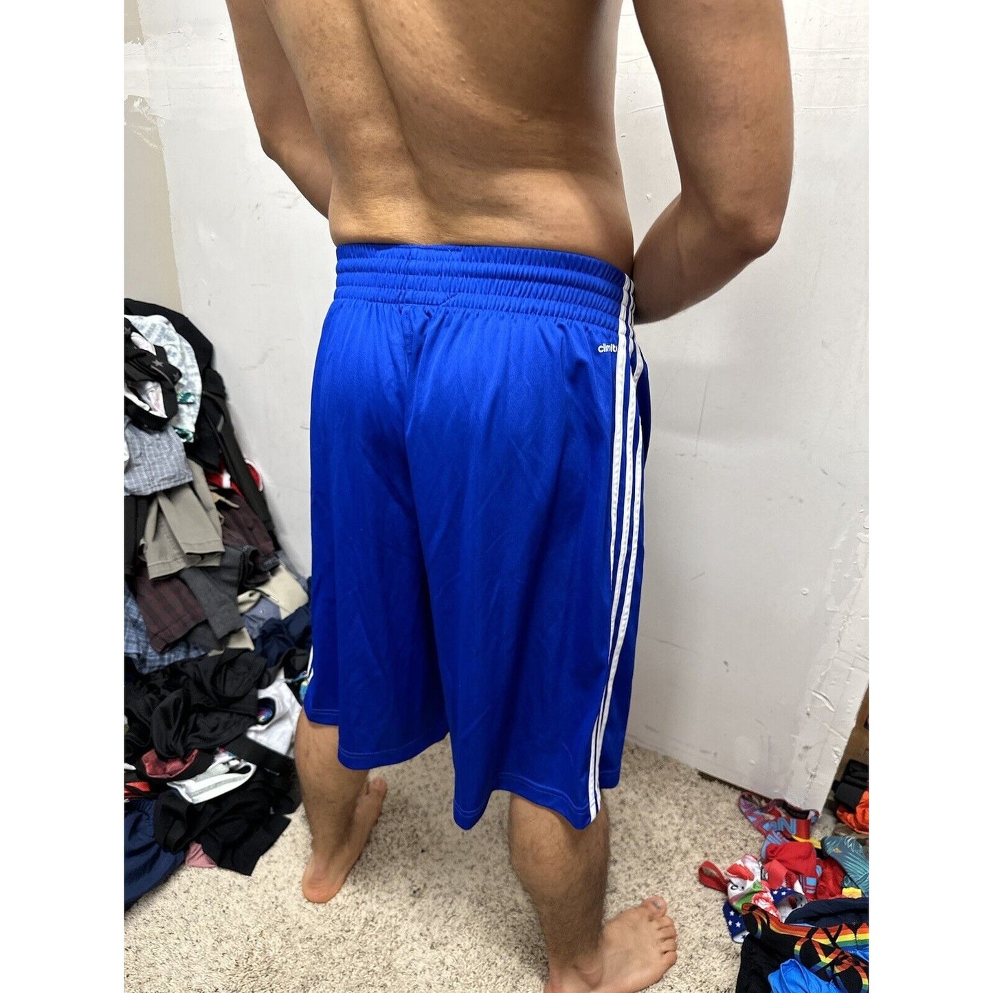 Men’s Blue Adidas Medium United States Coast Guard Academy Athletic Shorts