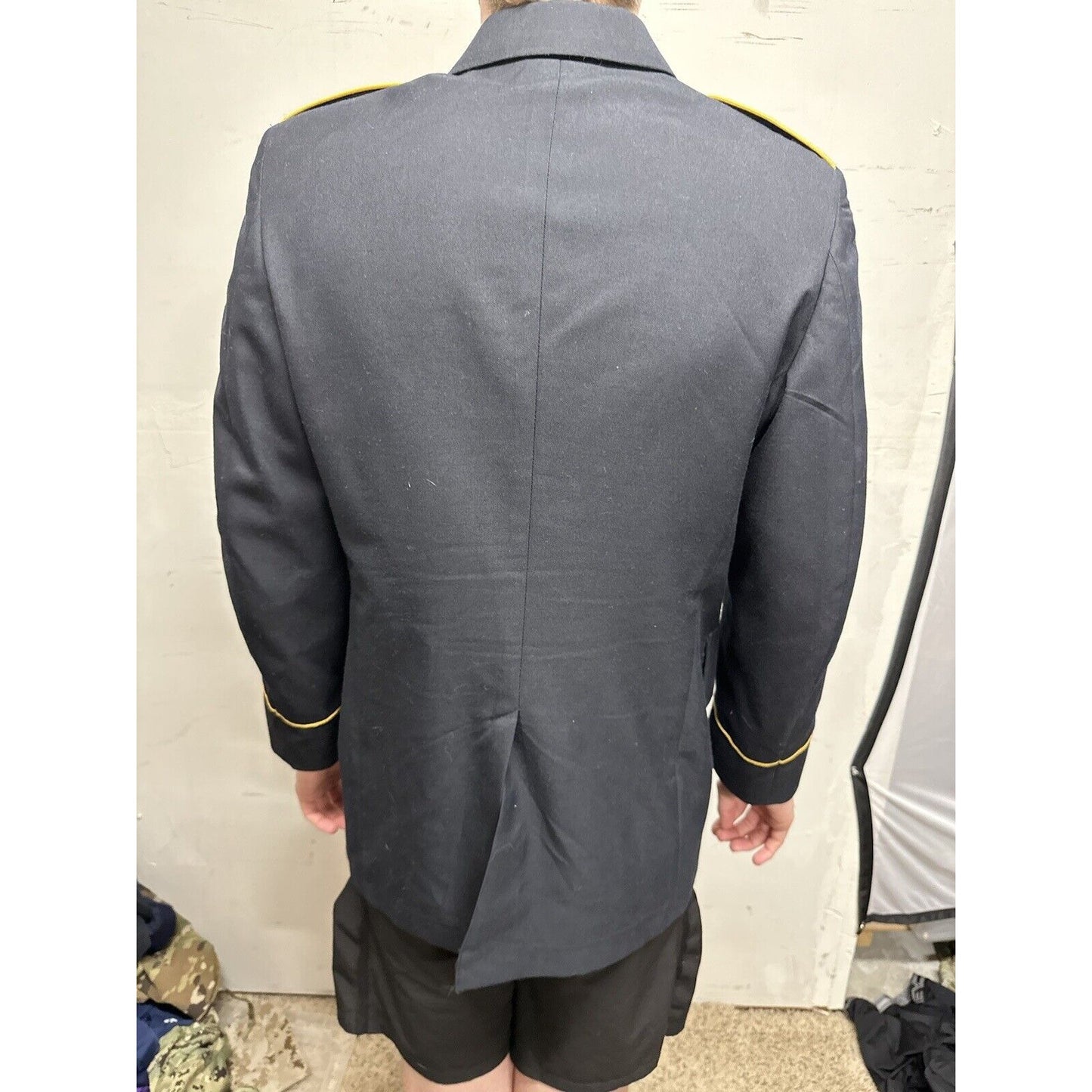 Army Service Coat Men’s 38 RC Specialist Rank poly/wool defense logistics