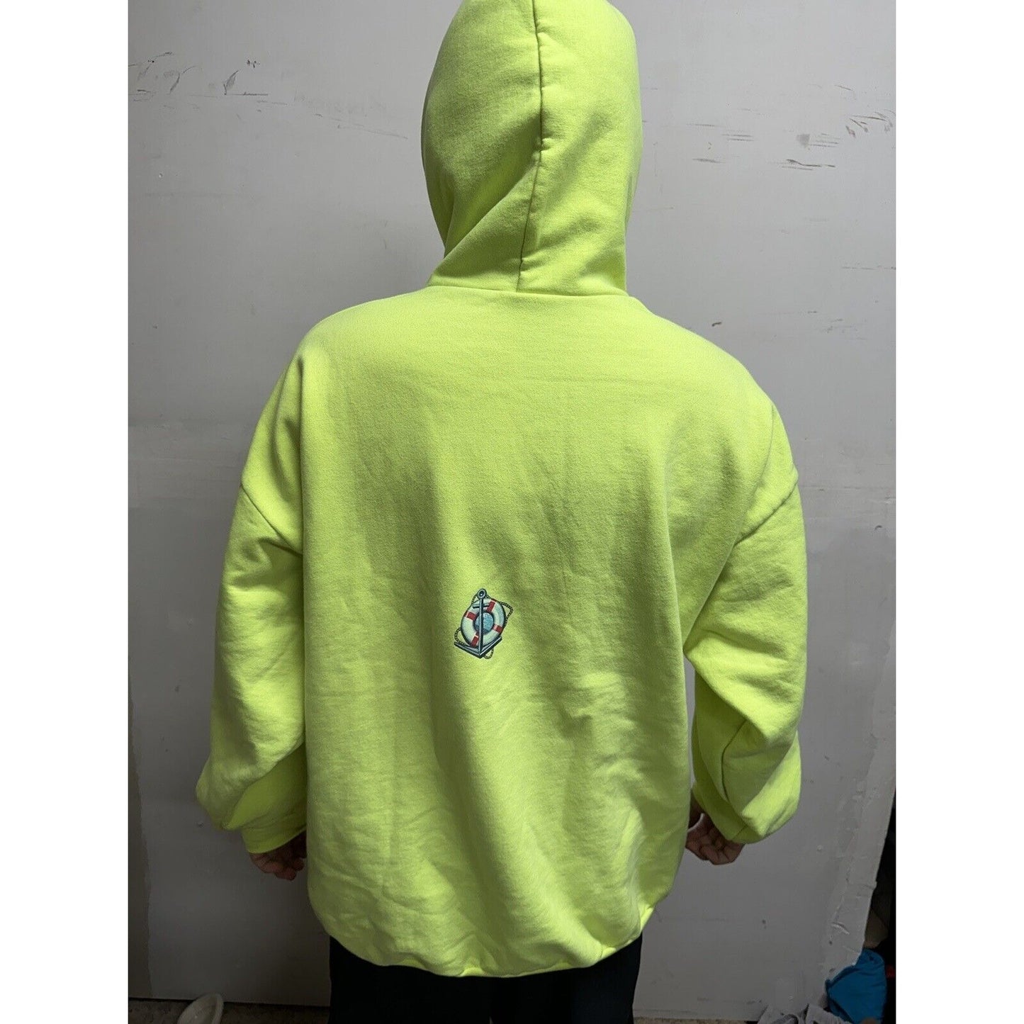 Men’s Neon Yellow Monterey California XXL Hoodie Pullover