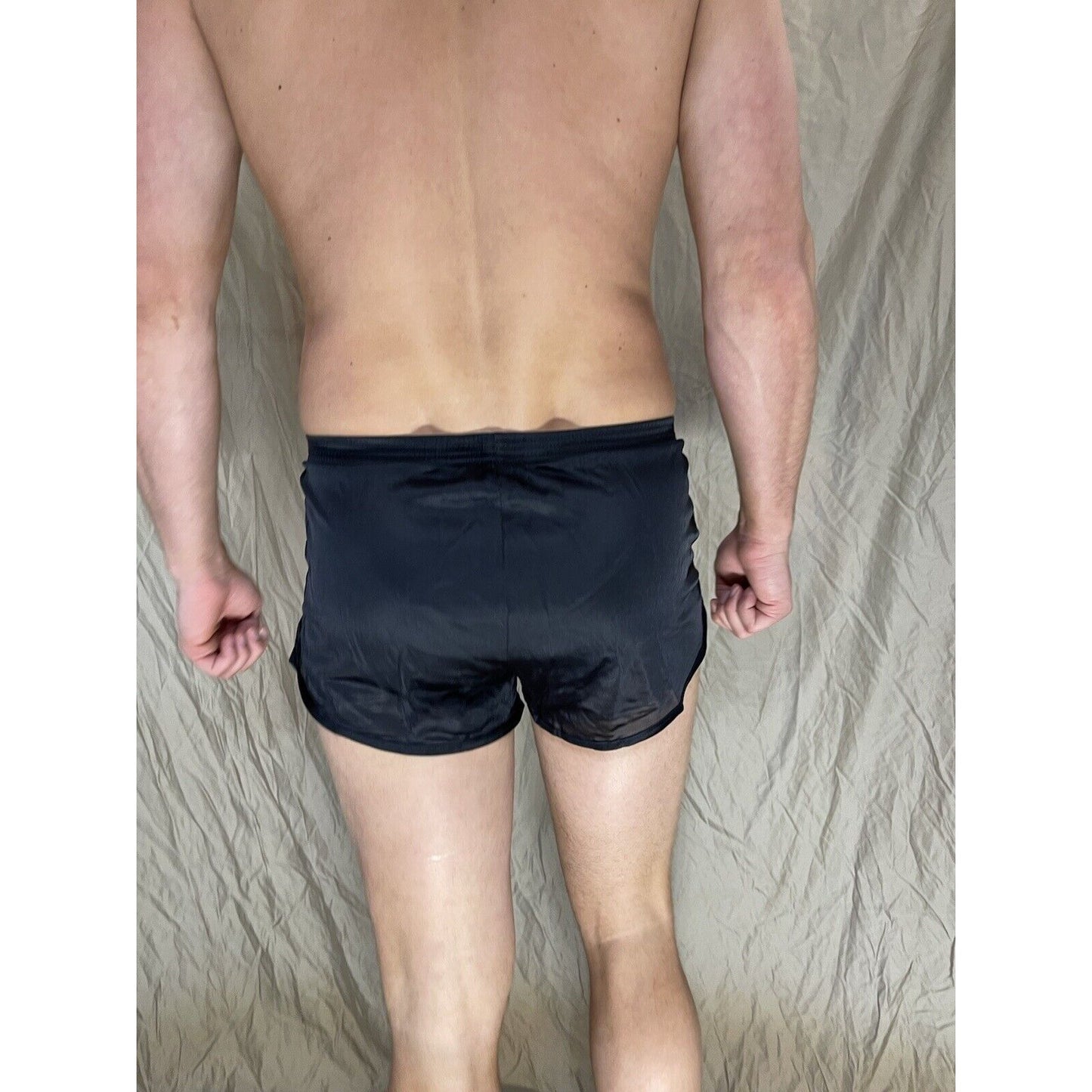 Soffe Ranger Panty Silkies PT Shorts Military Workout Bottom Black Small