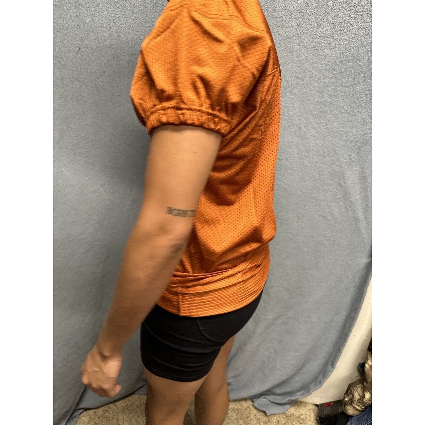 Champro Adult Audible Football Game Jersey TEXAS ORANGE MD