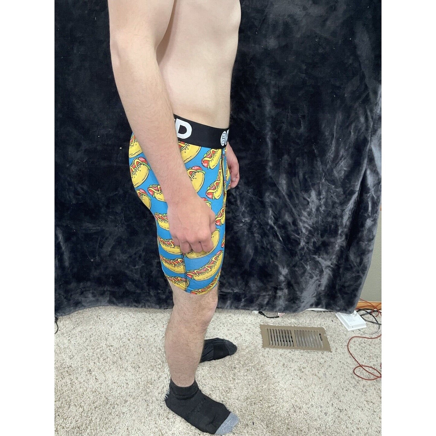 PSD Men's Size Medium Hot Dog Boxer Brief Underwear New