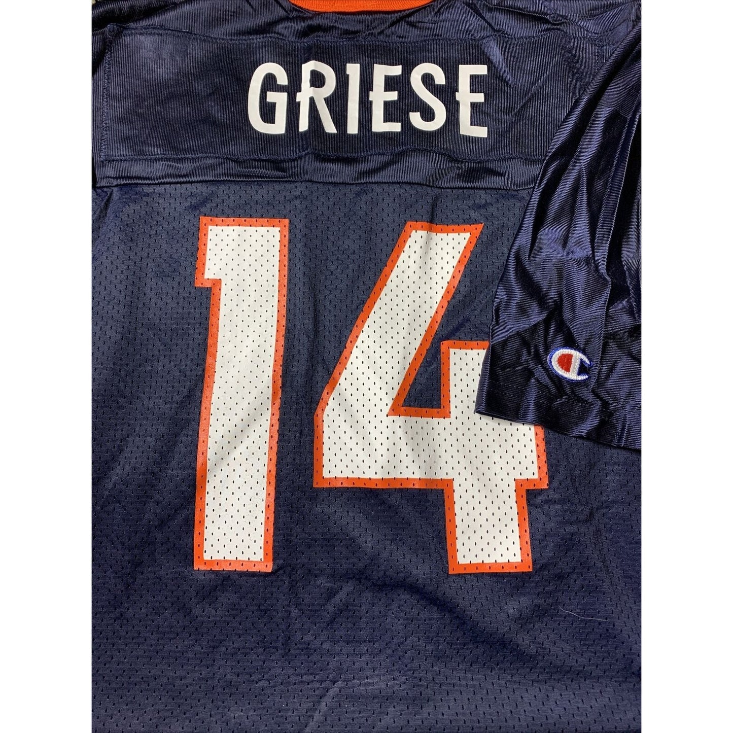 Brian Griese #14 Denver Broncos Authentic Vintage Champion Mens Jersey Size L-44