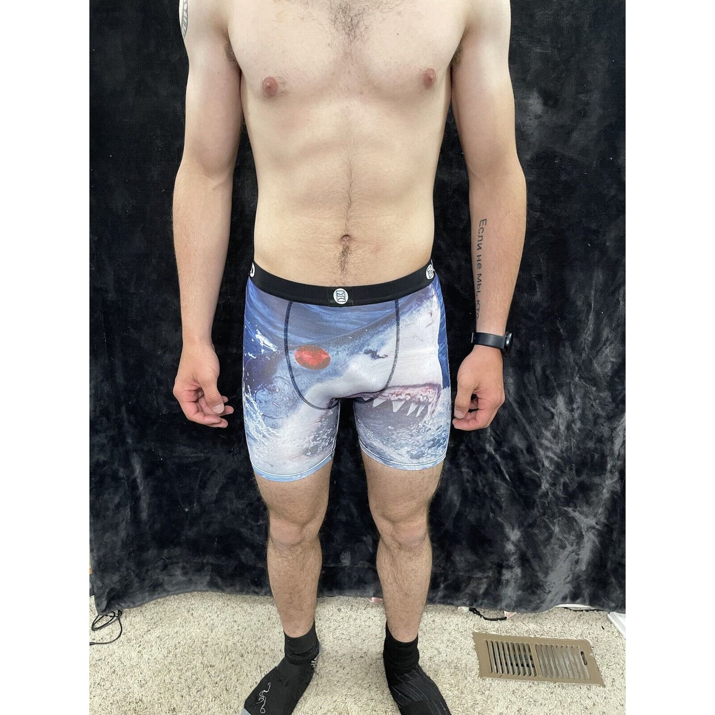 PSD Great White Shark Youth Large Boxer Briefs New