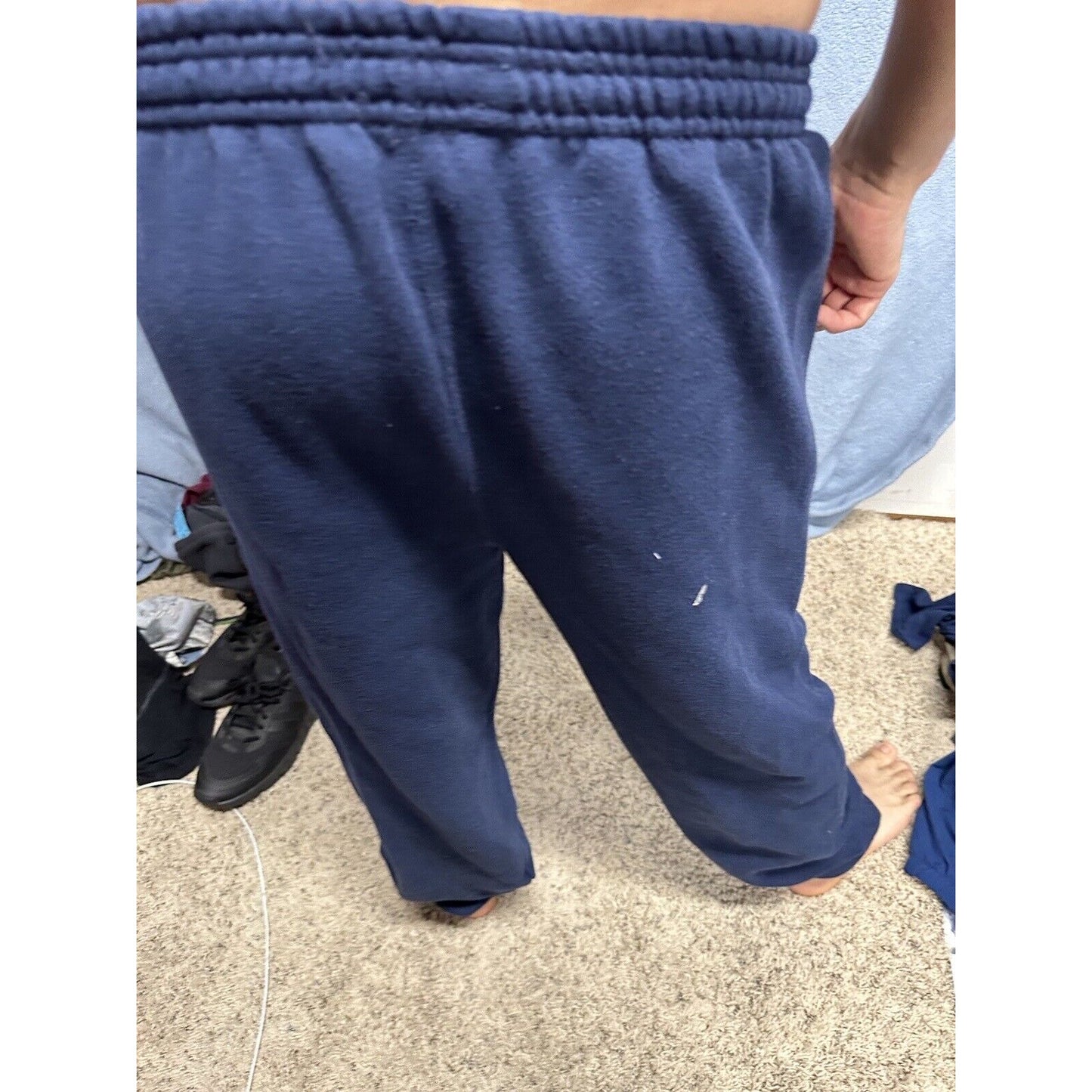 Men’s Navy Blue Medium Authentic US Navy Uniform Pt Sweat Pants