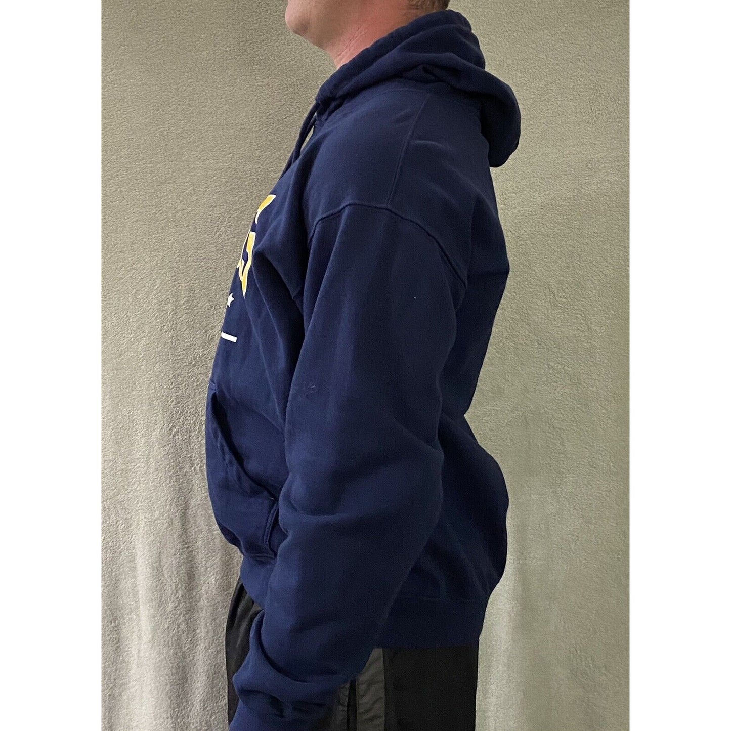 LAS VEGAS NEVADA Authentic USA Point Sportswear Navy Blue Men’s Large Hoodie