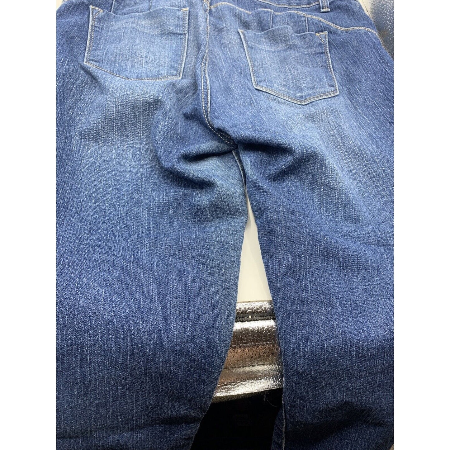 Womens Nine West Dark Denim Bootcut Jeans Size 12/30 Average