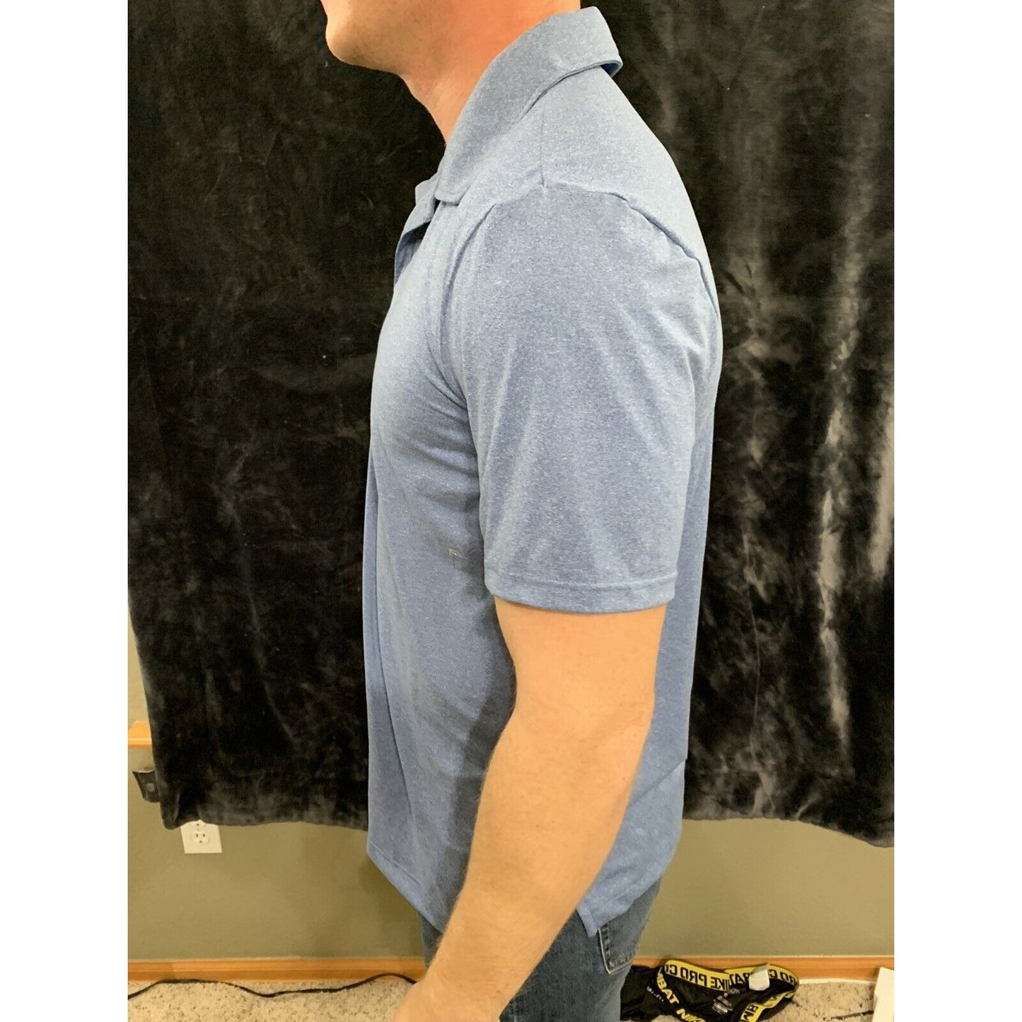32 Degrees Cool Golf Polo Men’s Light Blue Soft Fabric Shirt Large