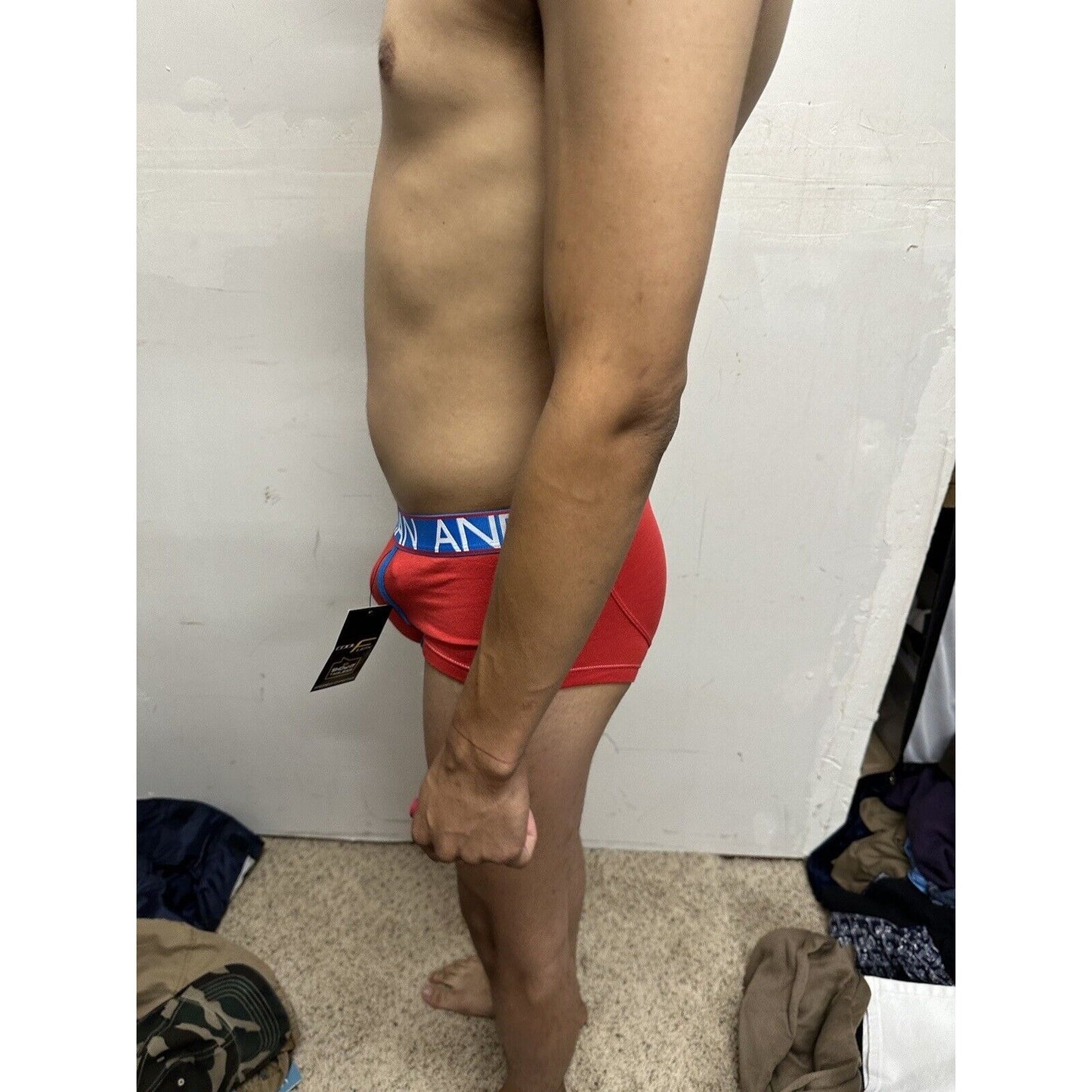 Andrew Christian Small Red Cool Flex Briefs