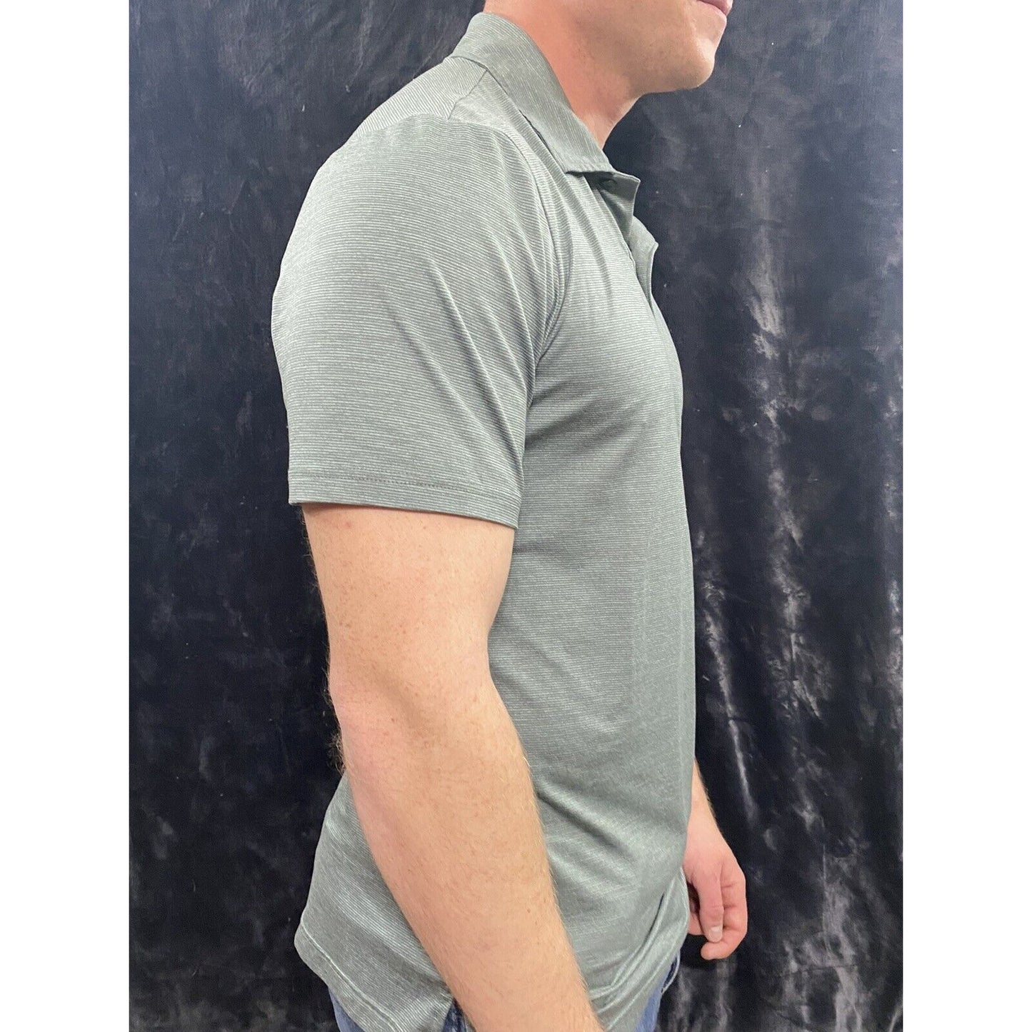 32 Degrees Cool Men’s Large Green 1/4 Button Athletic Polo Shirt