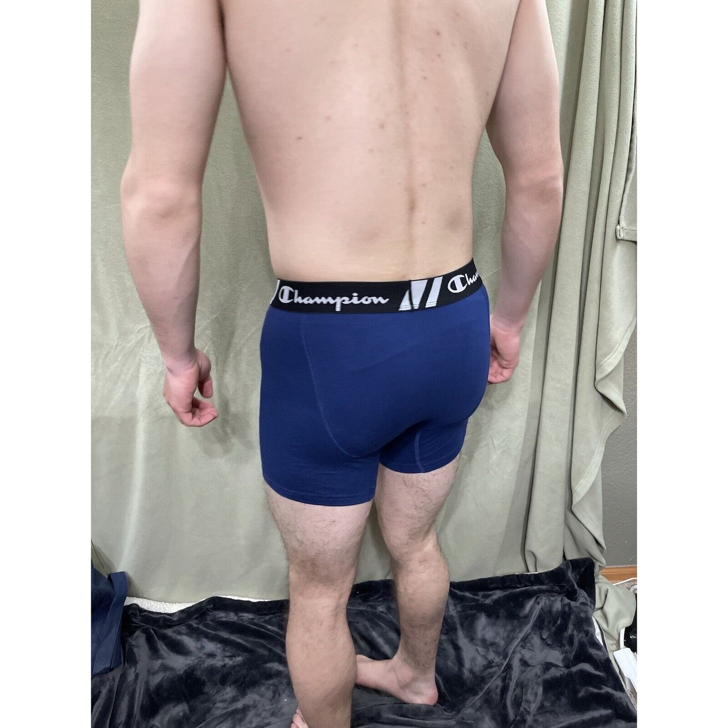 Men’s Champion Royal Blue Boxer Briefs Size Medium
