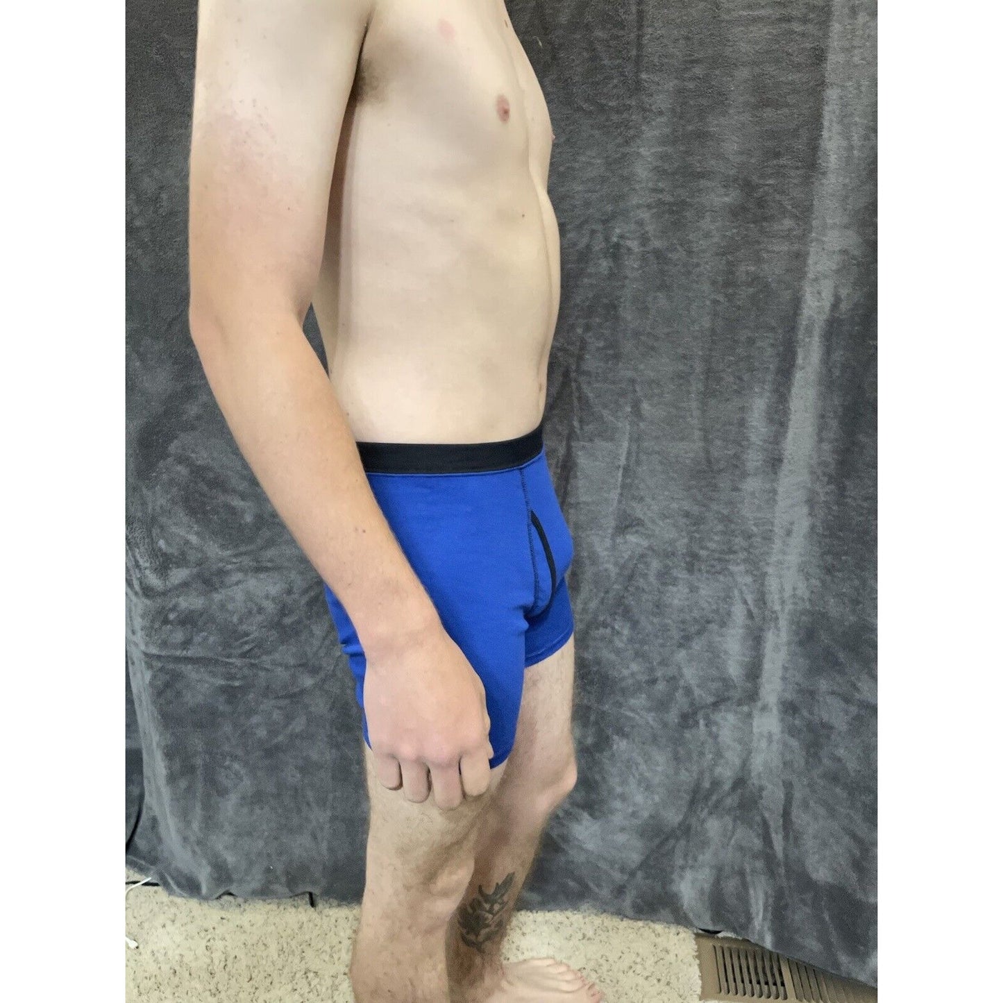boy's youth XL royal blue hanes boxer brief
