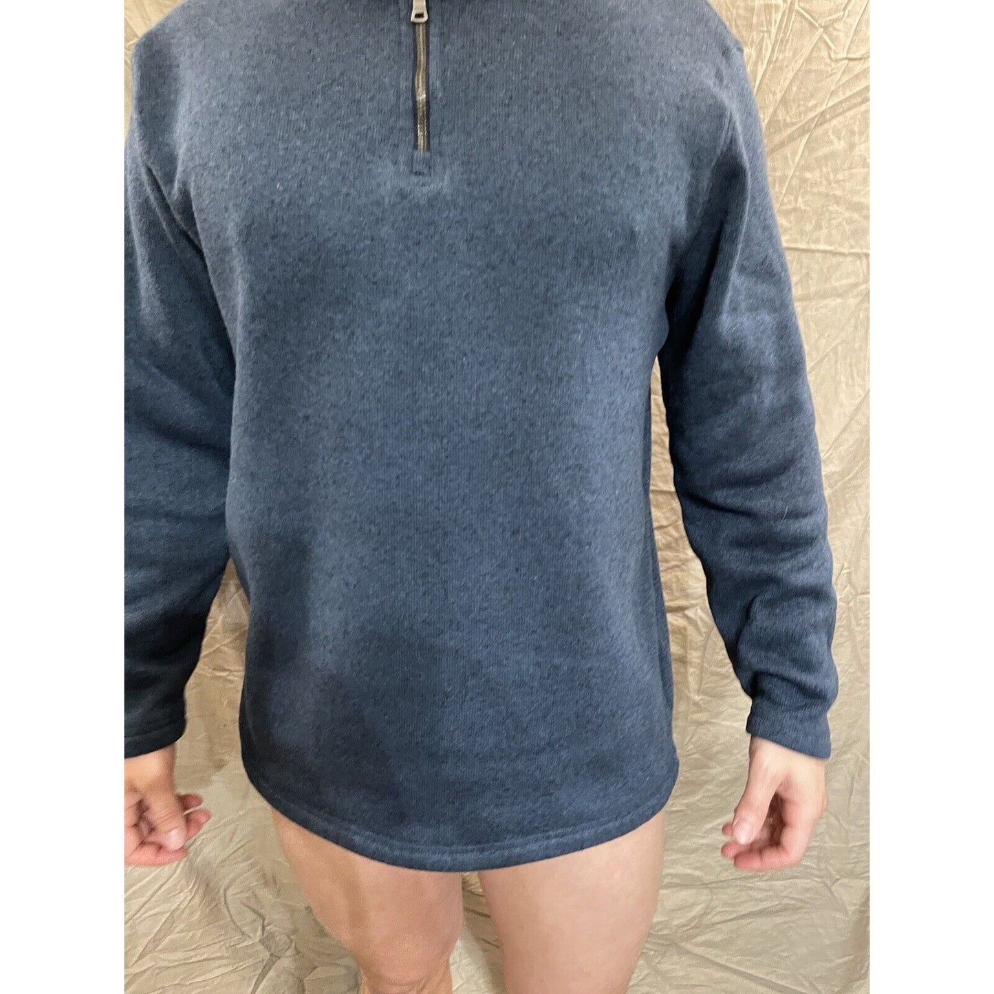 Men's Arrow XL blue quarter zip pullover sweater