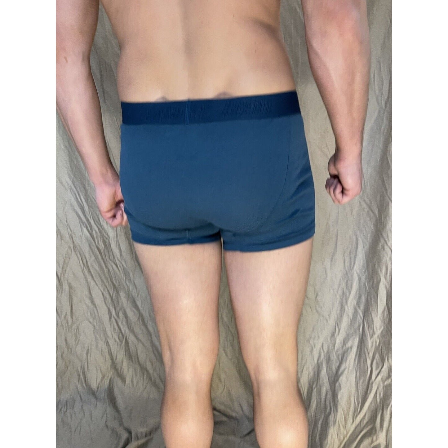 men's blue lucky brand blue medium boxer briefs cotton modal blend