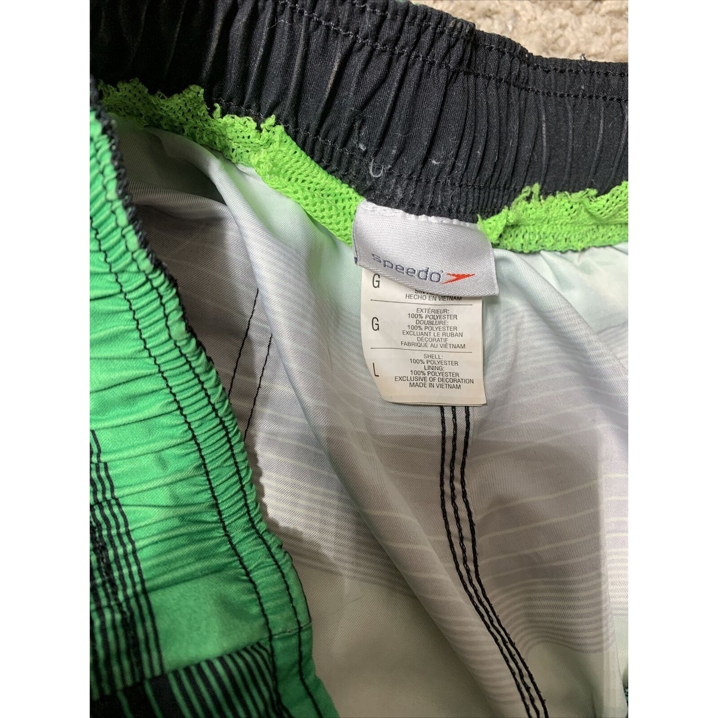 Speedo Volley 20" Boardshorts Men's Size Large Swim Trunks Beach Shorts