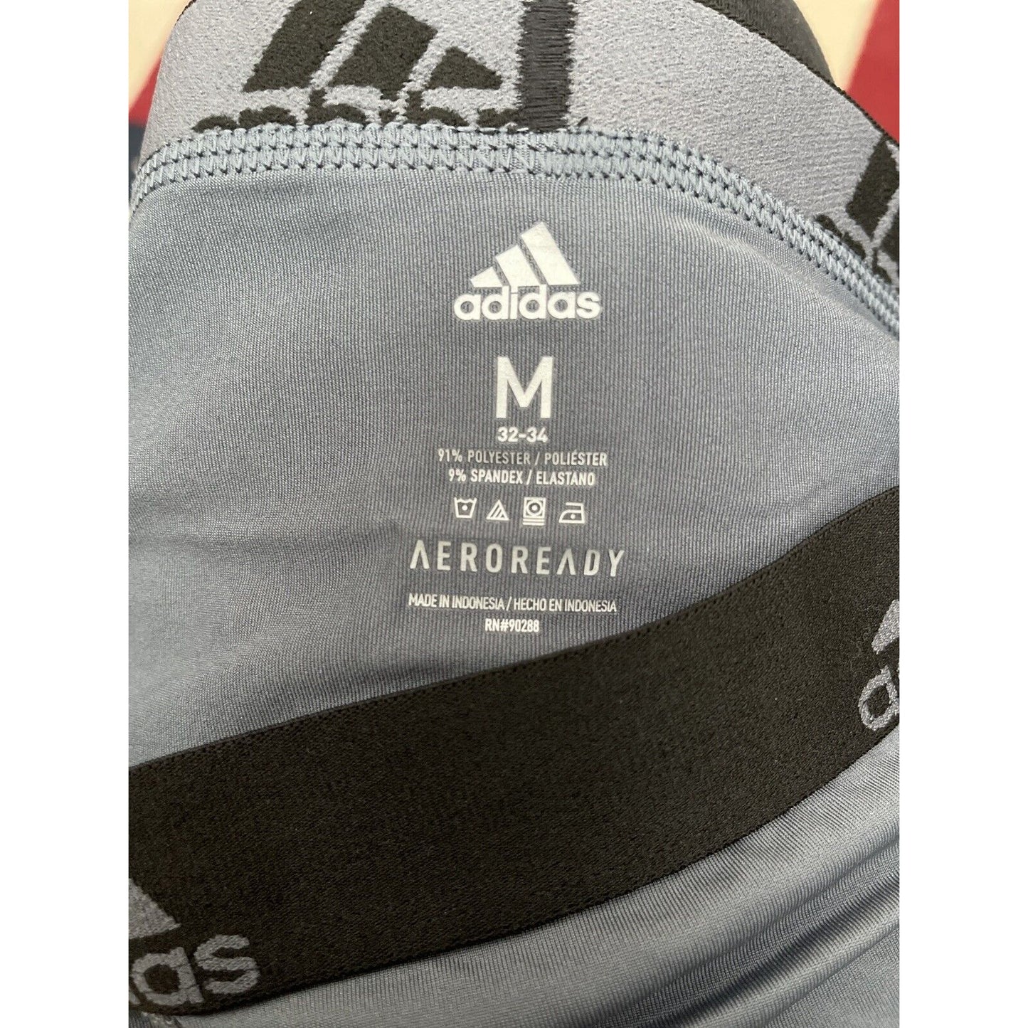 men's adidas gray medium compression shorts New And Unworn