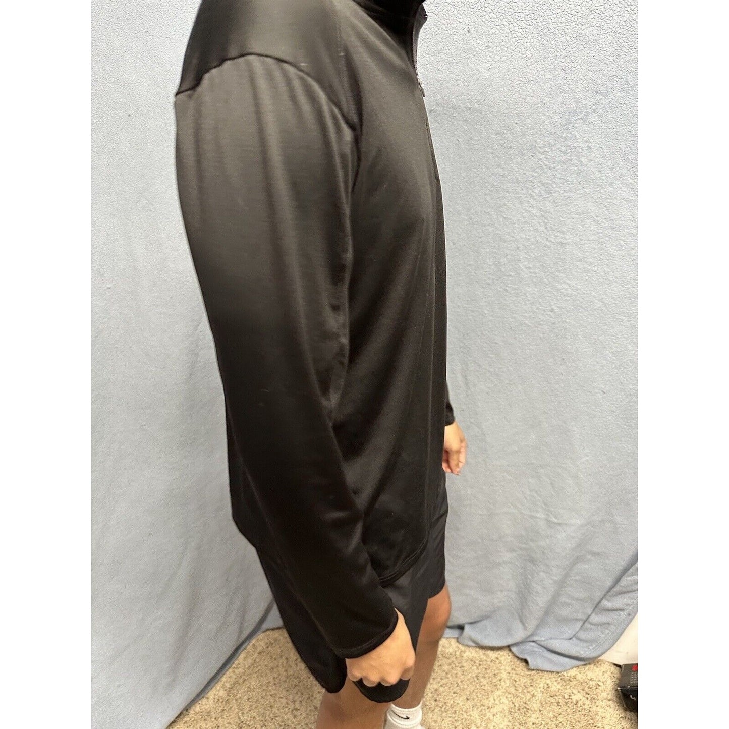 Men’s Black BSN Sports Large Quarter Zip Pullover Vista Ridge High School Soccer