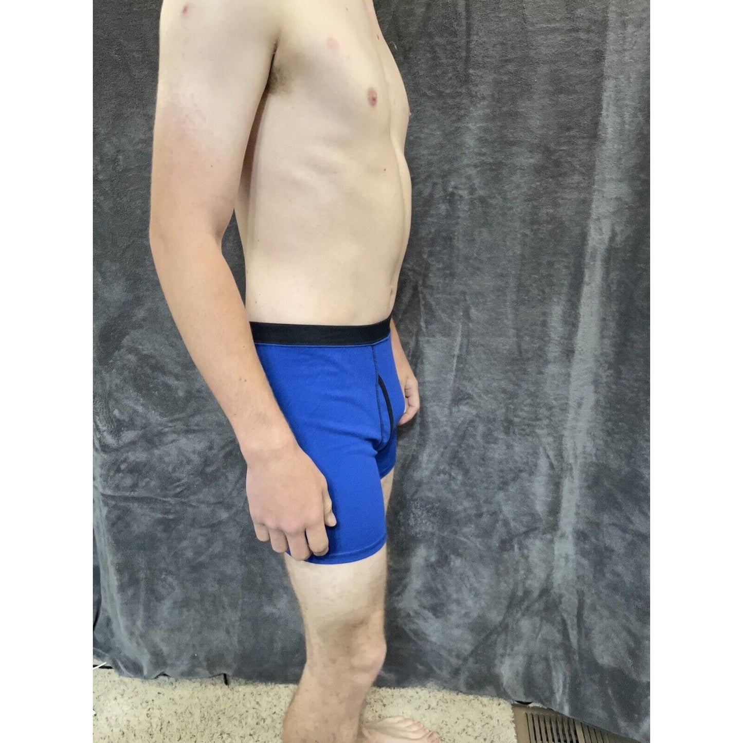 boy's youth XL royal blue hanes boxer brief