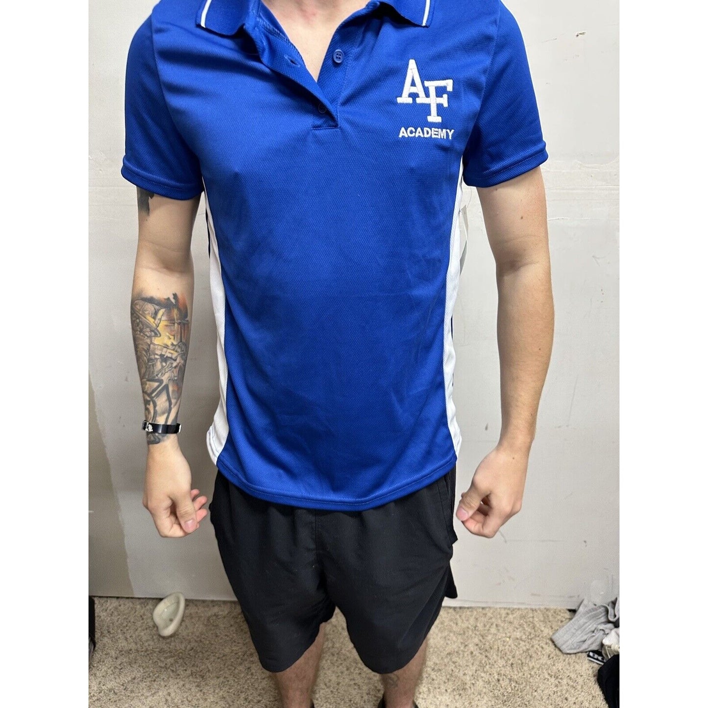 Women’s Air Force Academy Blue USAFA Polo Shirt Medium