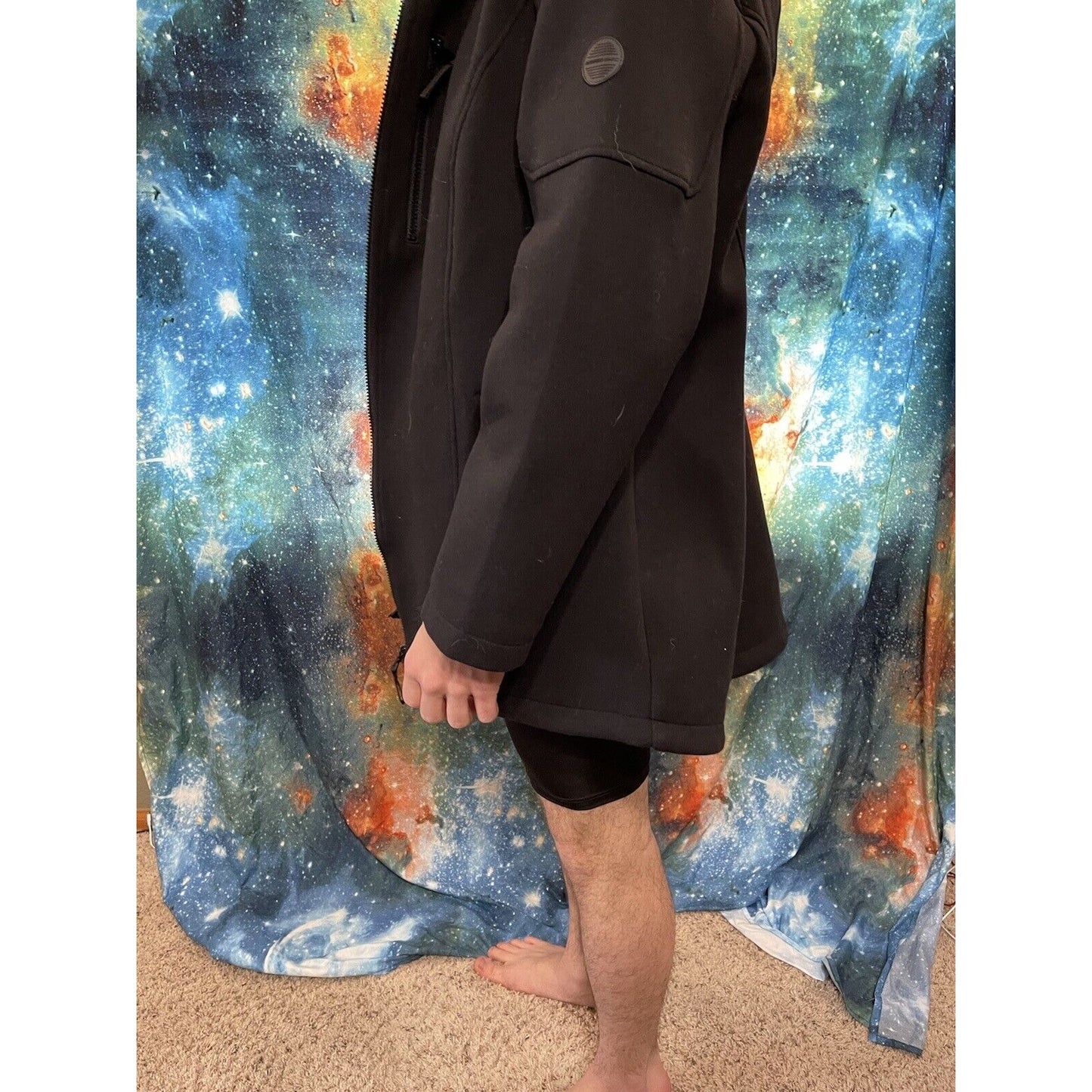 Men's Black Andrew Marc XXL jacket cotton polyester