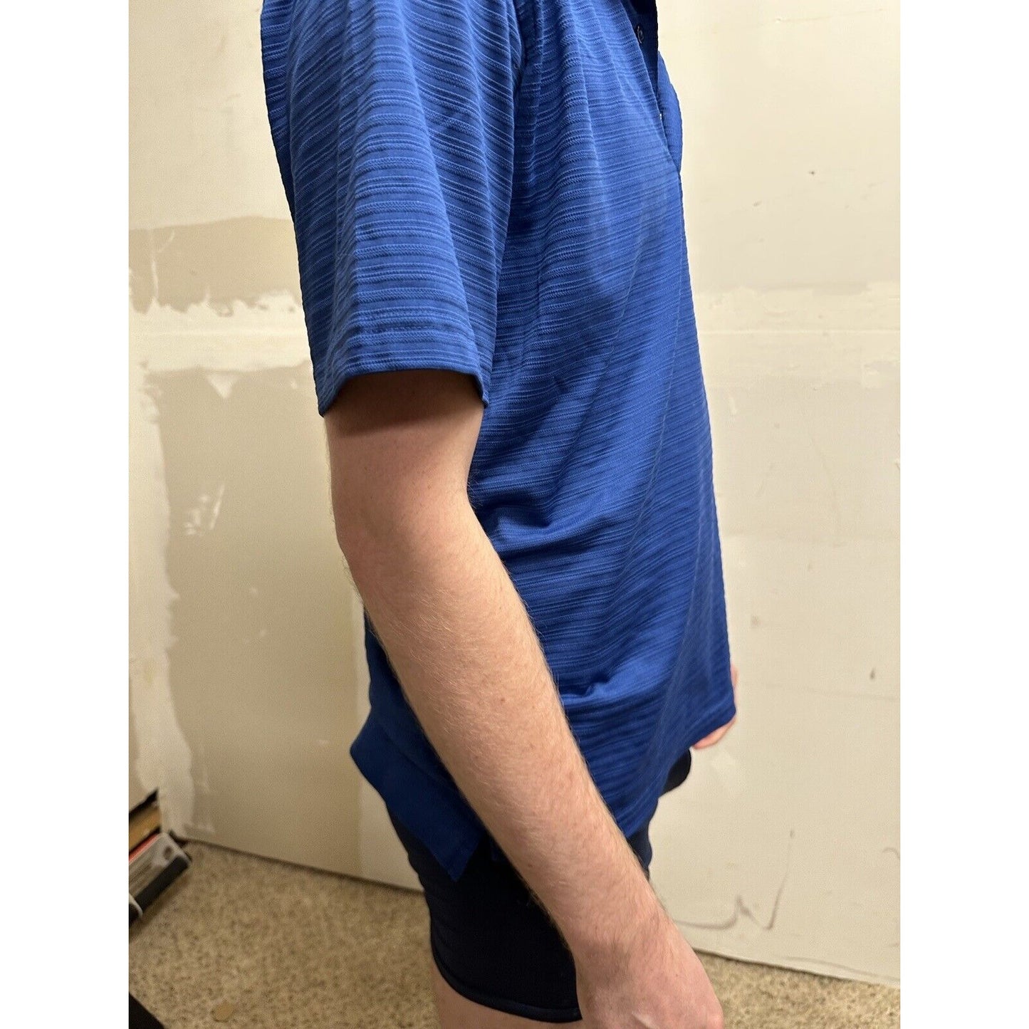 men’s blue af usafa air force polo shirt vansport medium