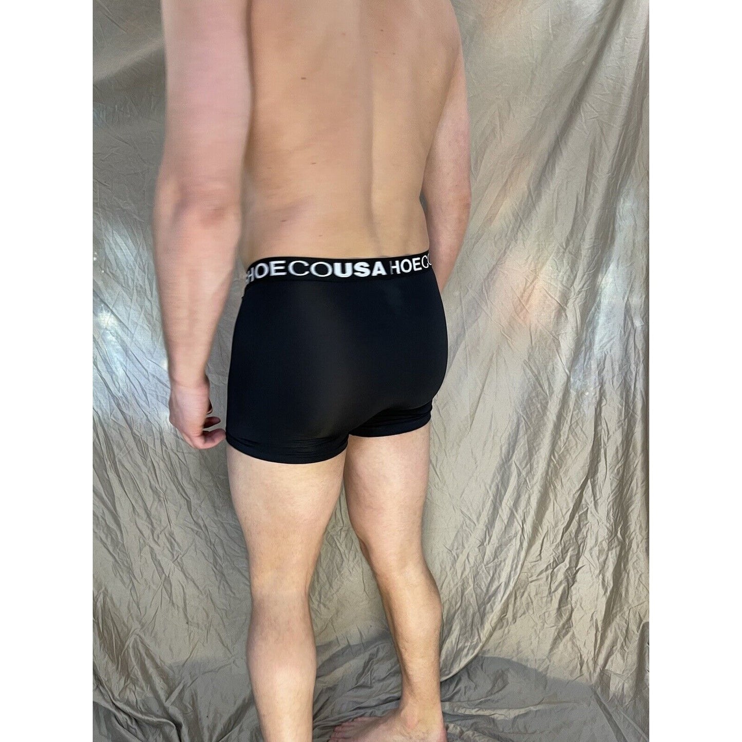 men's black DC Shoe Co small boxer briefs 8% spandex