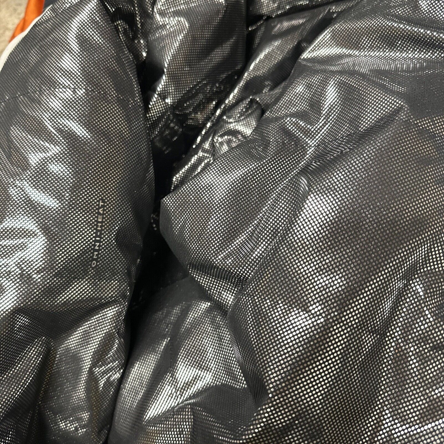 Men’s Columbia Black Omni-tech waterproof Snow Jacket Black Full Zip Hoodie L