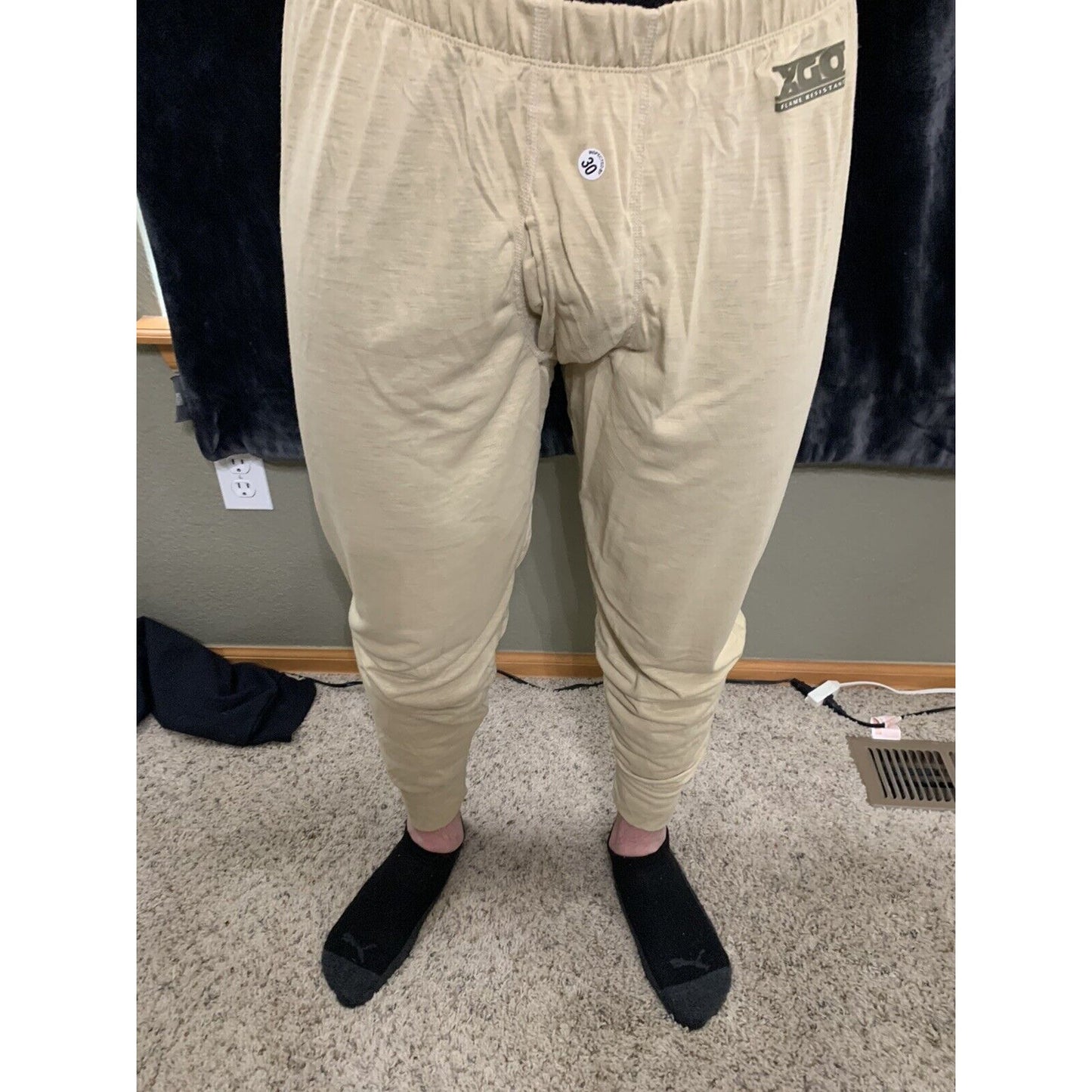 XGO Flame Retardant Phase 2 Mid-weight Base Layer Desert Sand Men's Pants X Lg