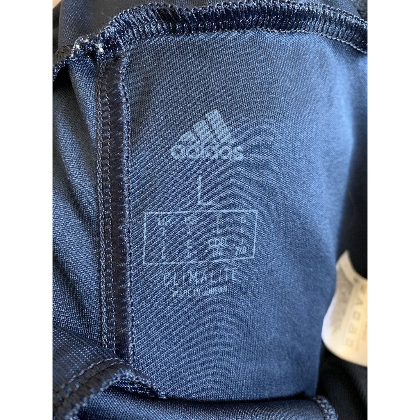 Mens Navy Blue Adidas Climalite Shorts Size L