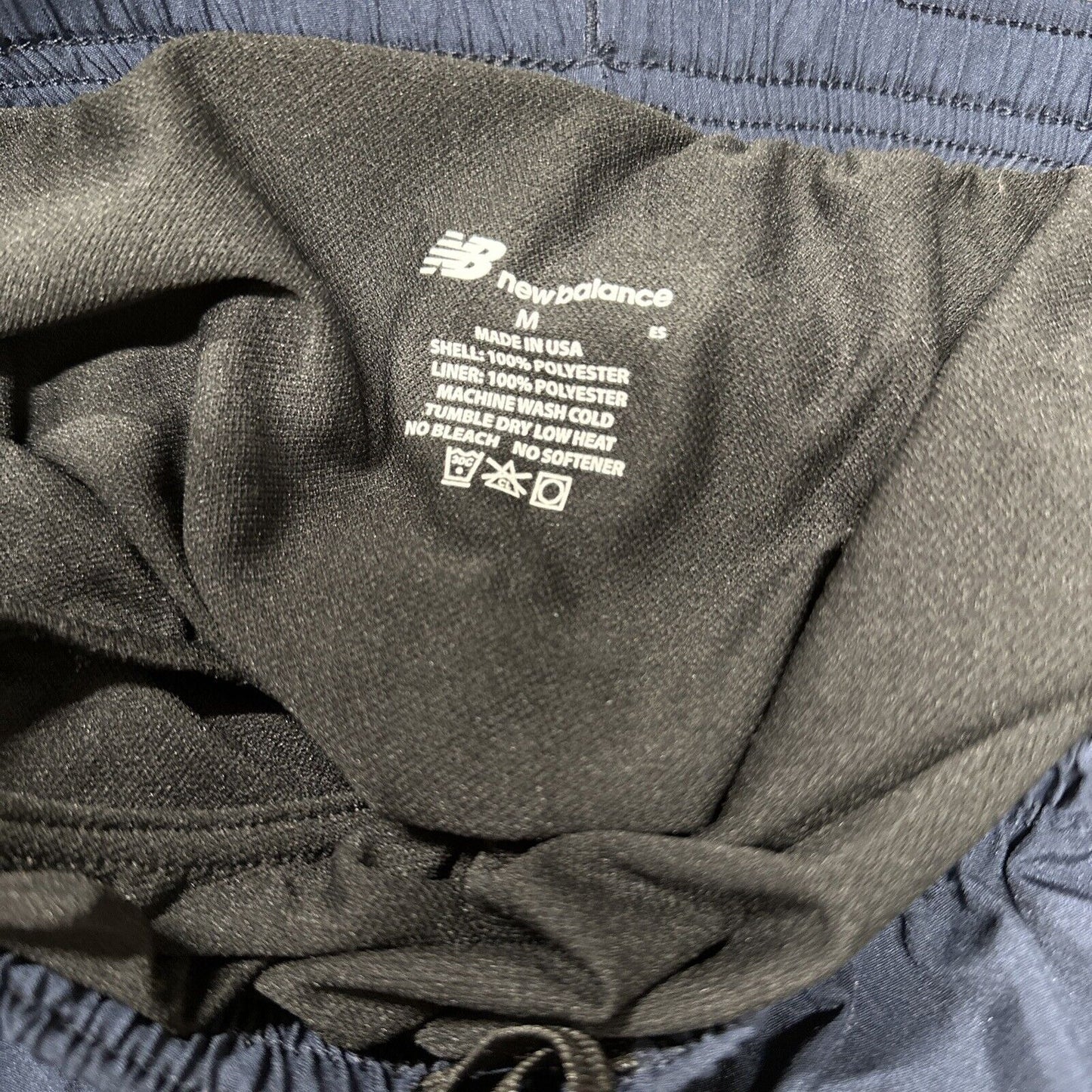 Men’s New Balance Medium Navy Uniform Pt Shorts Blue